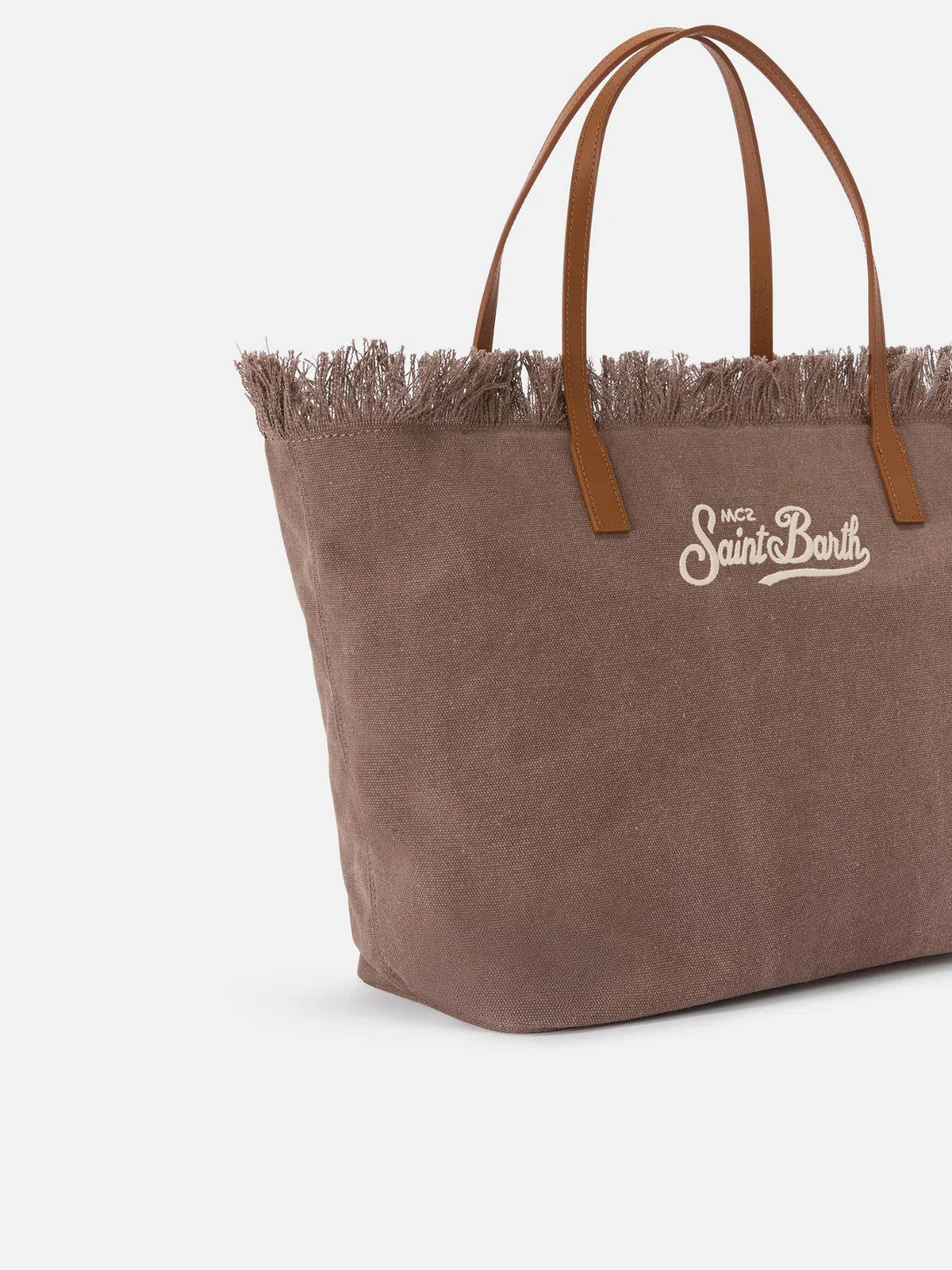 MC2 SAINT BARTH Borsa Donna CITY BAG FRINGE 01742L CANVAS 18 EMB