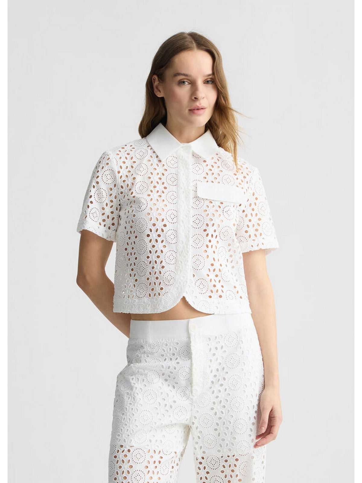LIU JO WHITE Camicia Donna WA5283T2182 11111 Bianco gioboutiqueweb