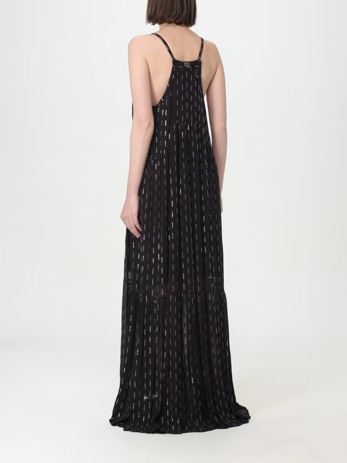 Twinset Frau Kleid 241TT2172 00006 Schwarz