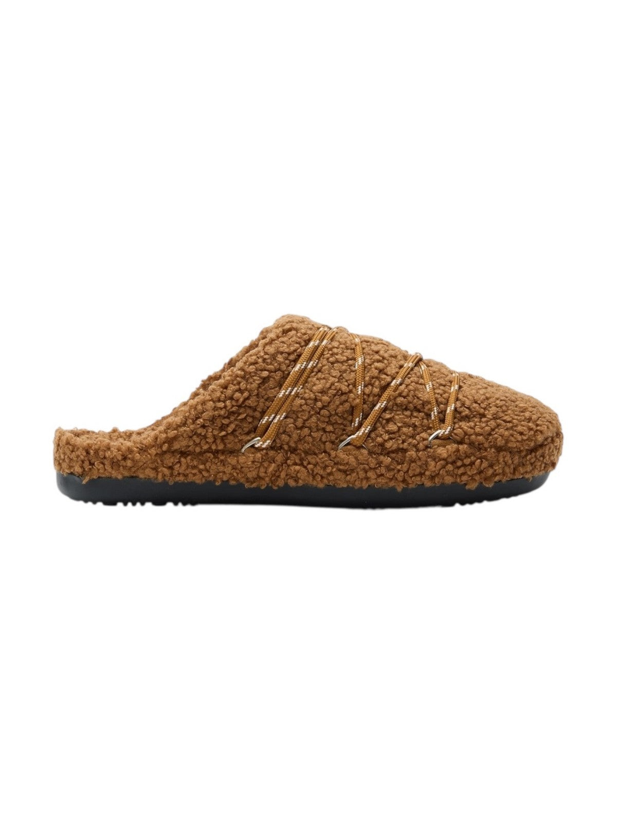MOON BOOT Ciabatta Donna MB TEDDY SLIPPER 80D2410040-M008 COGNAC