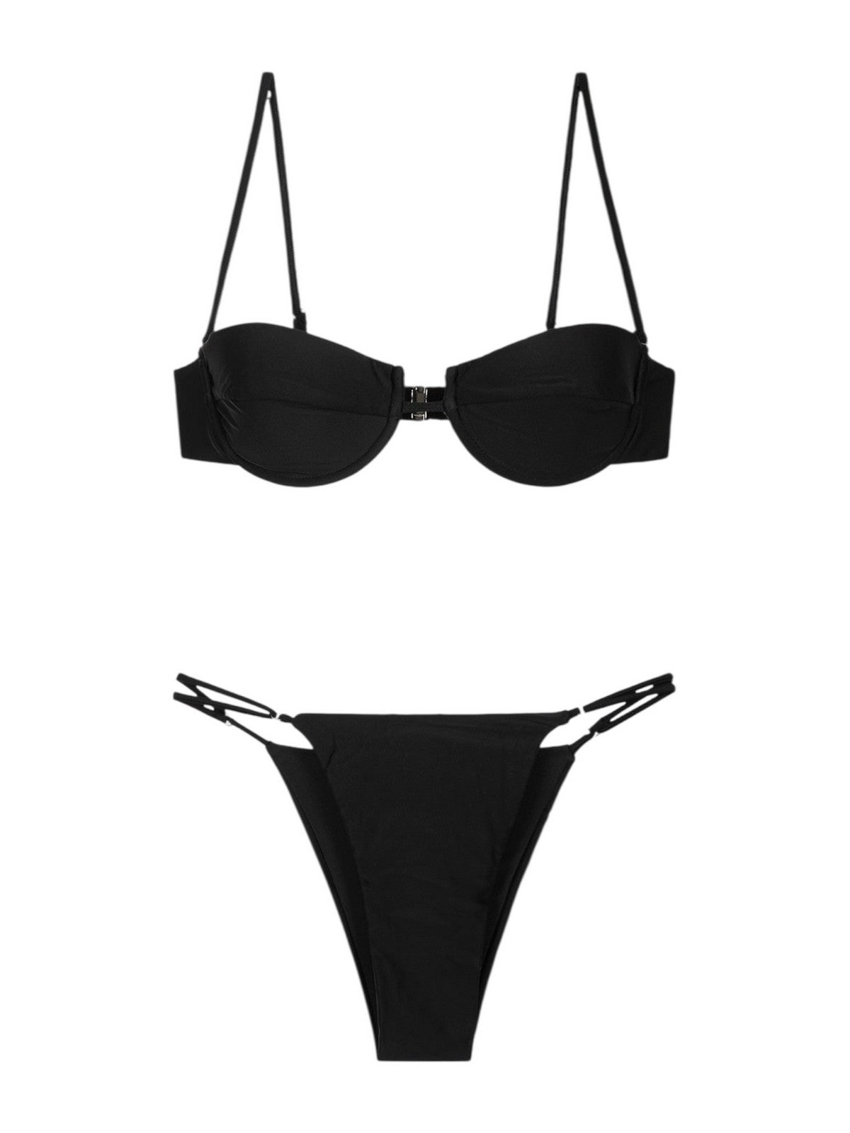 ME FUI Costume da bagno Donna MF25-0101_BK BLACK gioboutiqueweb