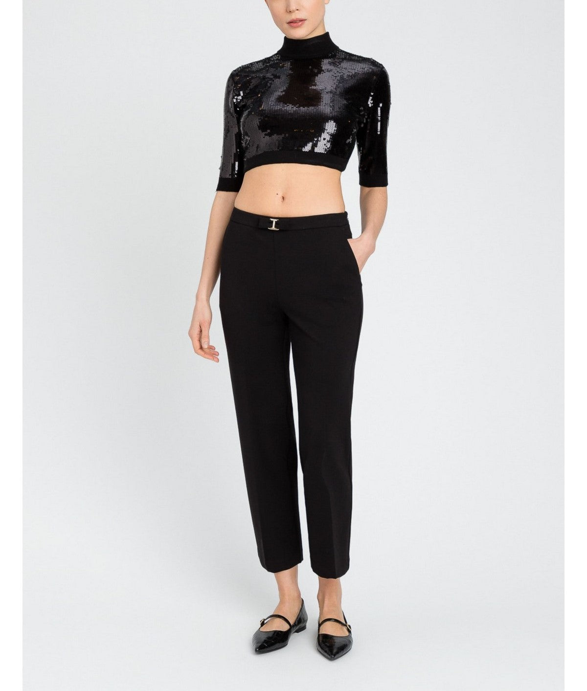 TWINSET Pantalone Donna 242TT2048 00006 Nero gioboutiqueweb