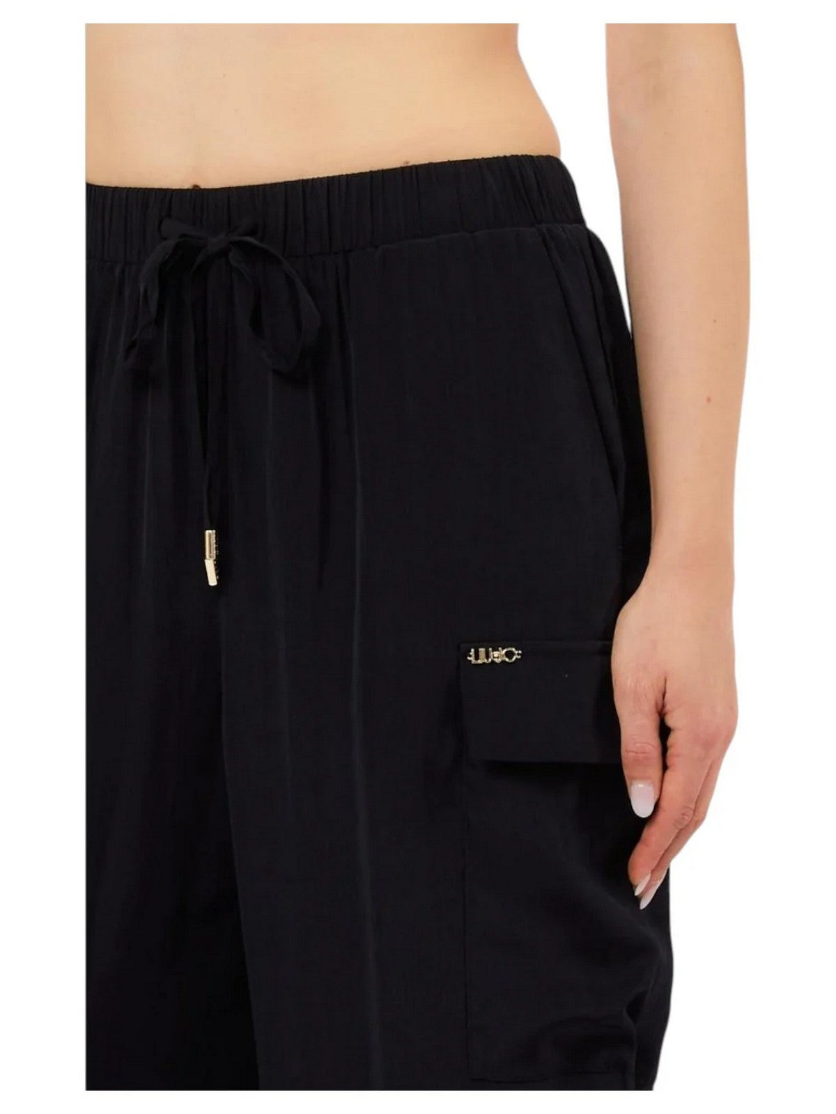 LIU JO BEACHWEAR Pantalone Donna VA6034T2920 22222 Nero