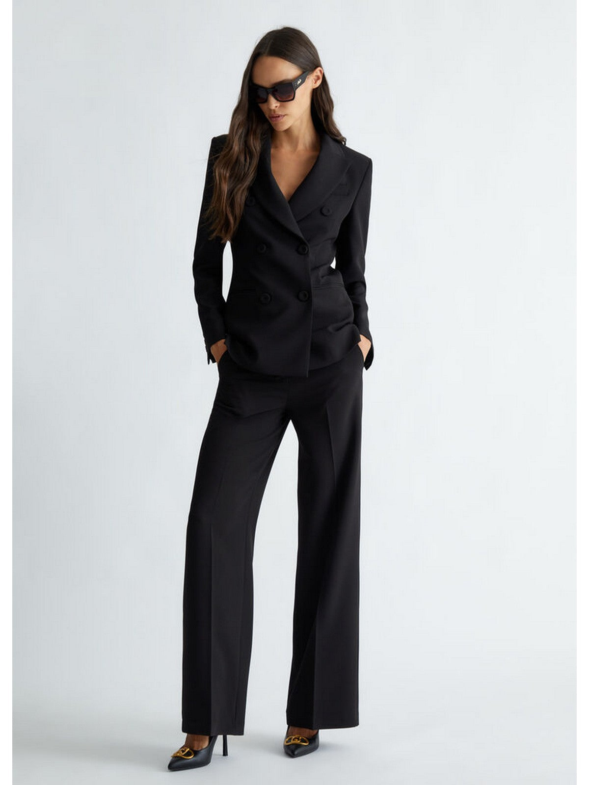 LIU JO BLACK Pantalone Donna CF4012T2527 22222 Nero gioboutiqueweb