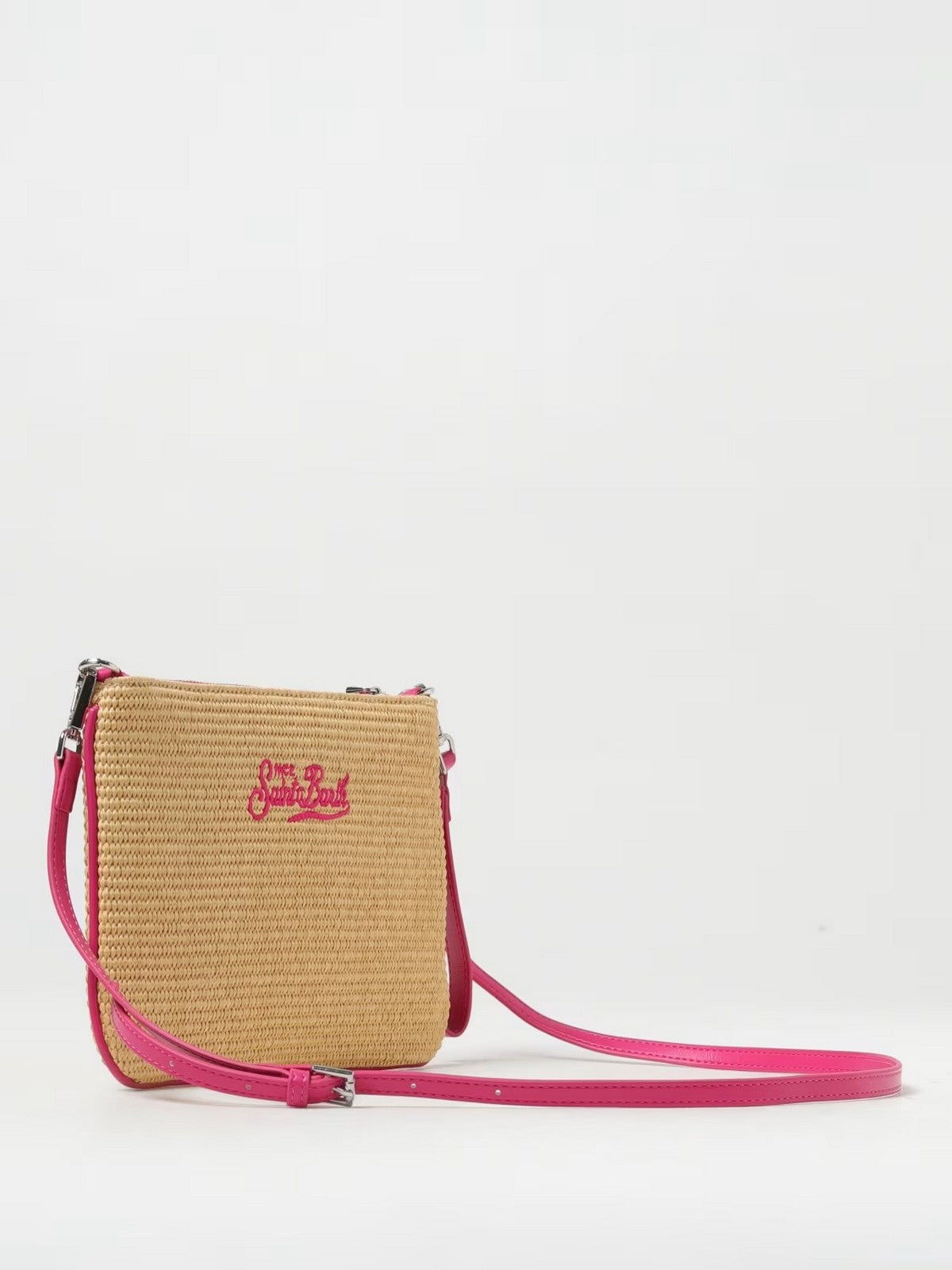 MC2 Saint Barth Pochette Donna Parisienne Stroh 00793f Beige