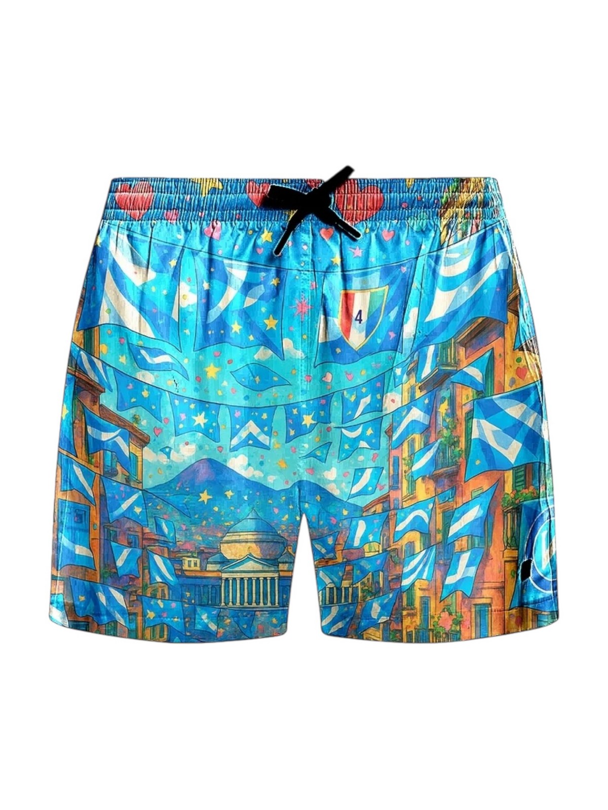 MOVE be different Costume da bagno Uomo SVN NAPOLI 02 FLAGS BLU