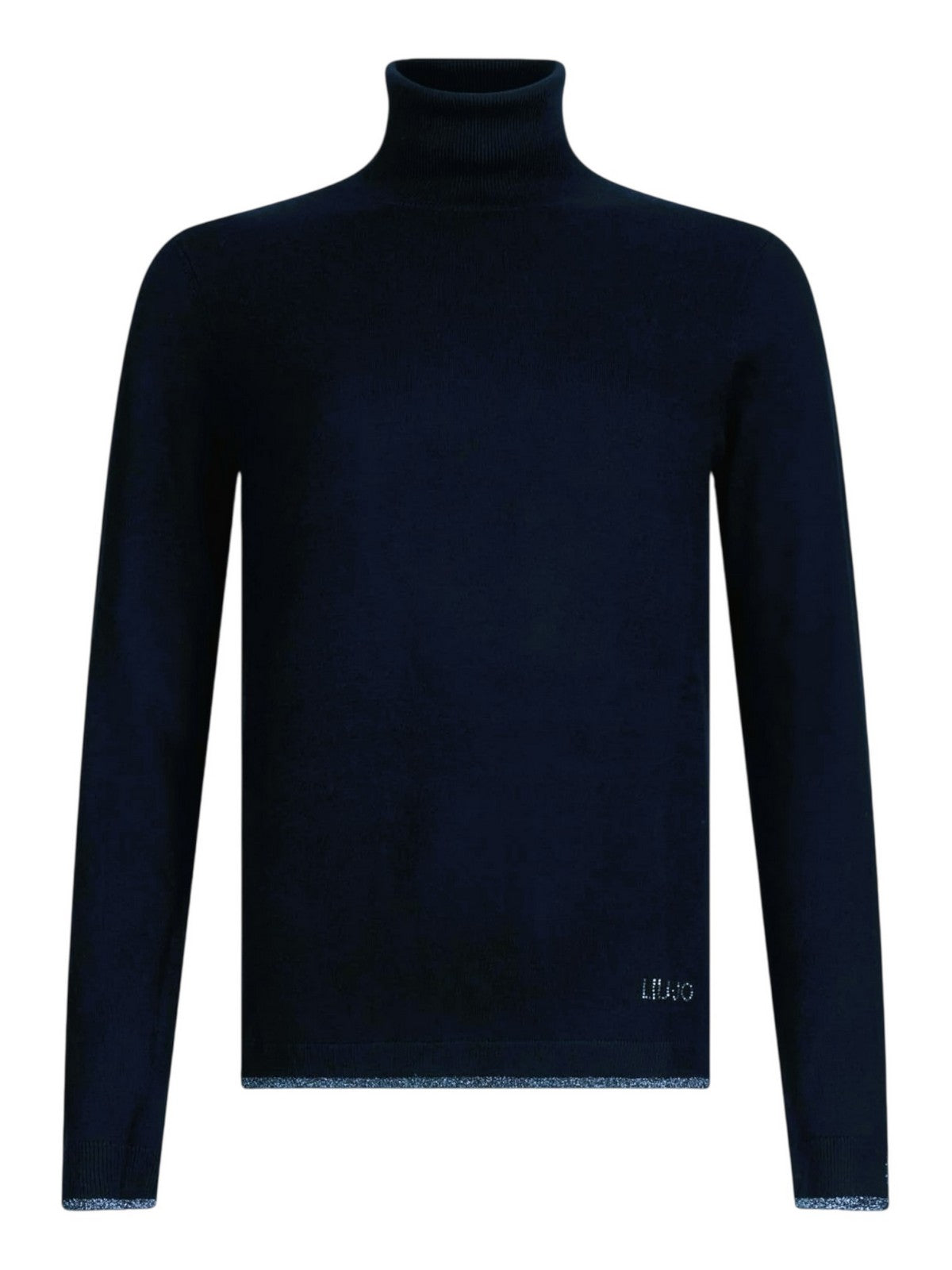 LIU JO WHITE Maglione dolcevita Donna MF5229MS49I 93932 Navel blue