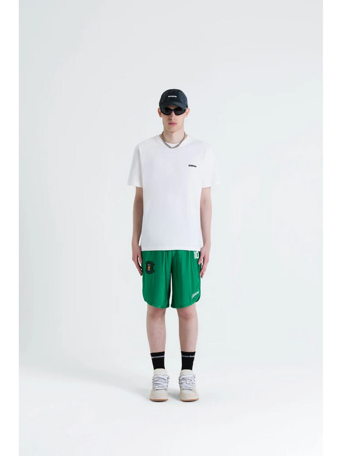 BARROW T-shirt Uomo S5BWUATH150 002 Bianco gioboutiqueweb