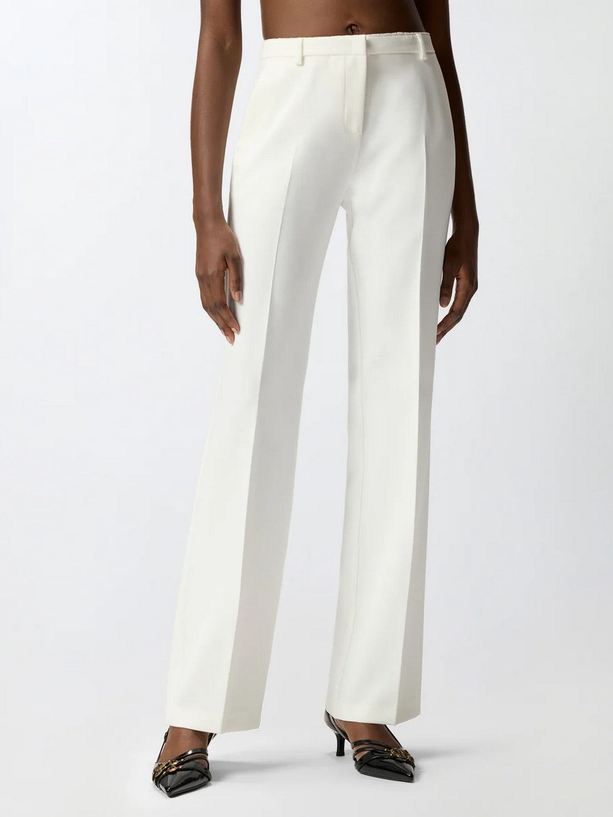 PINKO Pantalone Donna EUCALIPTO PANTALONE 106632-A32Z Z07 BIANCO SETA