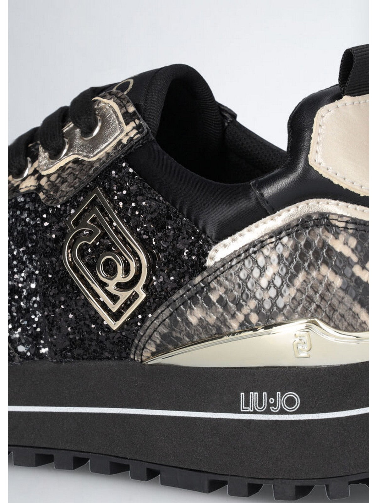 LIU JO Sneaker Donna LIU JO MAXI WONDER 01 BF4001TX007 22222 Nero gioboutiqueweb