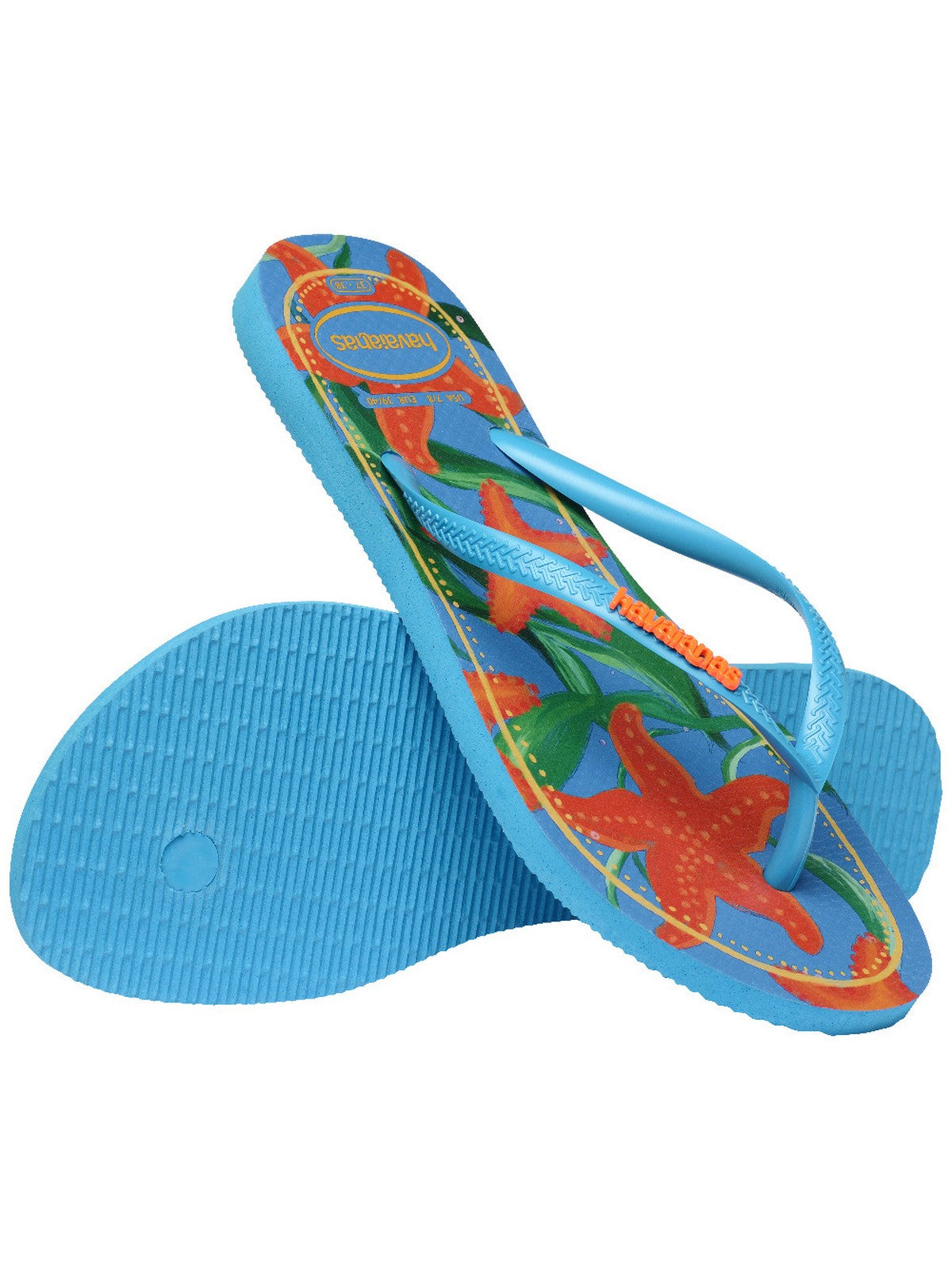 HAVAIANAS Infradito Donna Hav. Slim Tropical 4122111.0212 Turchese gioboutiqueweb