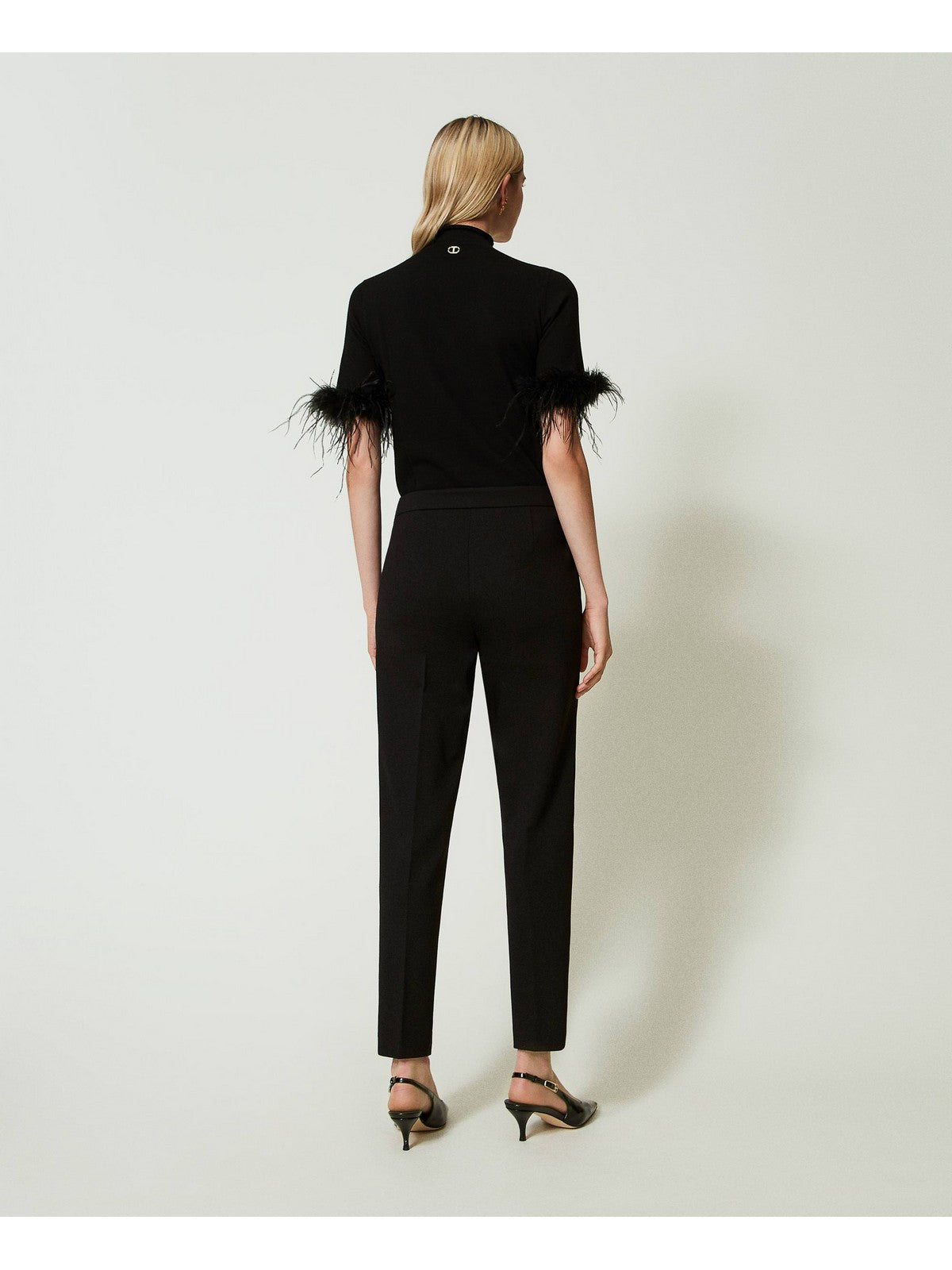 TWINSET Pantalone Donna 242TP224A 00006 Nero gioboutiqueweb