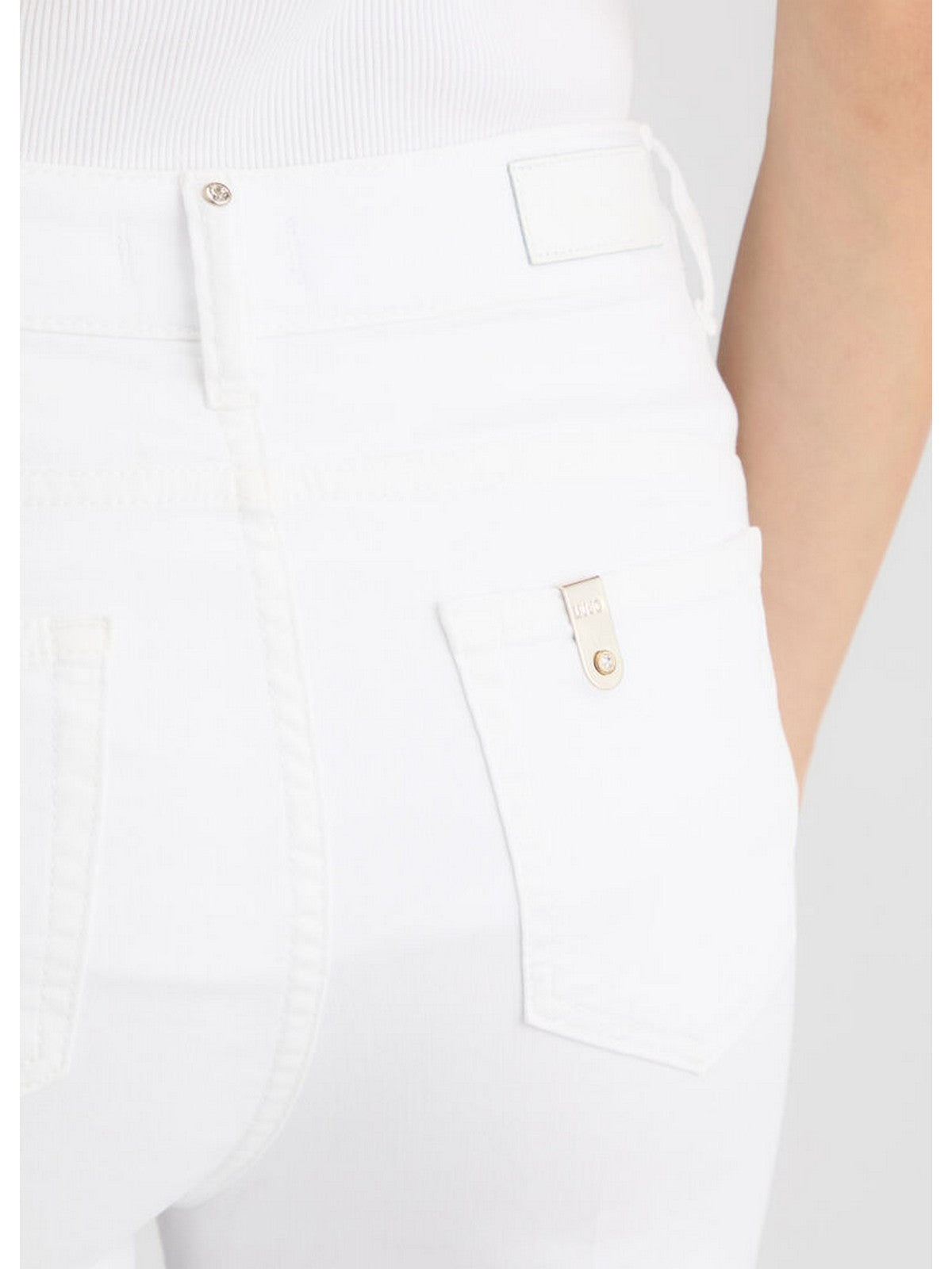 LIU JO WHITE Jeans Donna WA5459T4033 11111 Bianco gioboutiqueweb