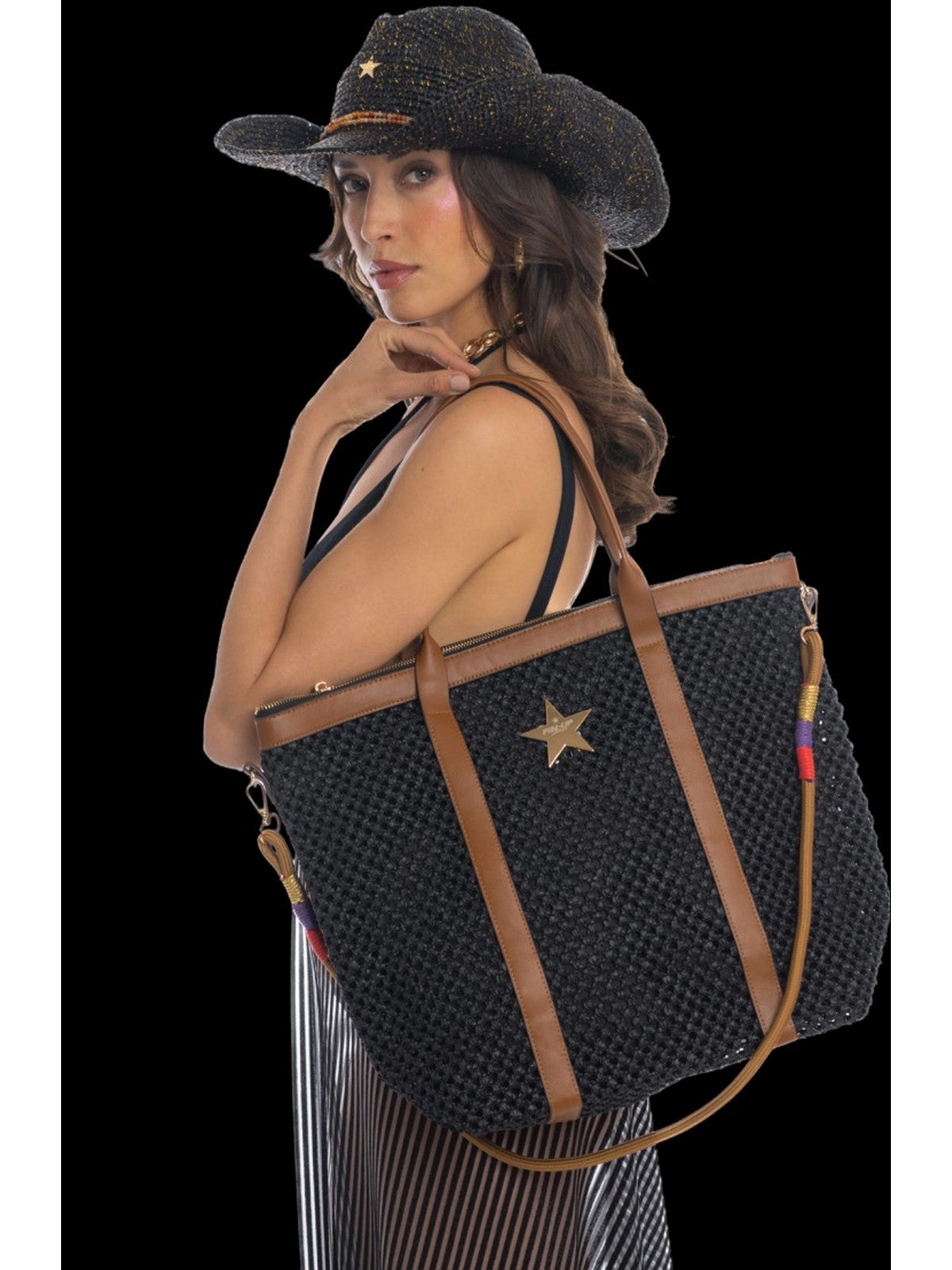 PIN-UP STARS Borsa Donna PG504XB 034 Nero