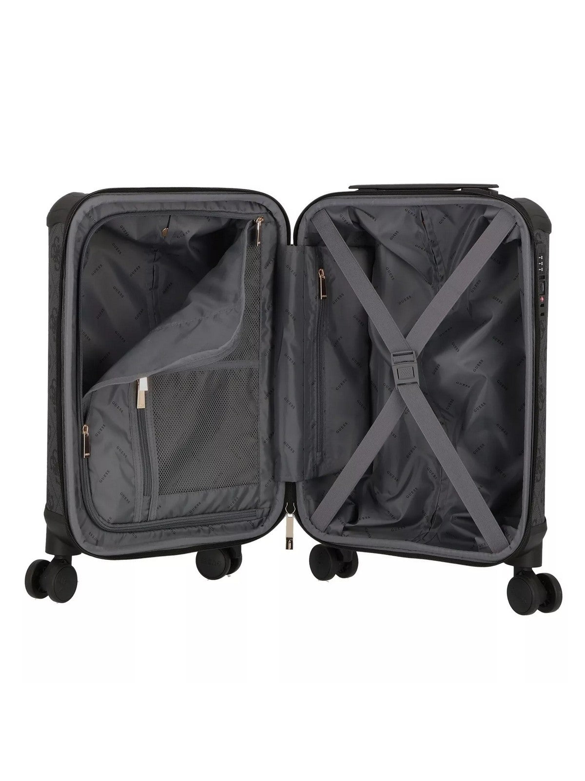 GUESS Valigia e Trolley Donna BERTA 18 IN 8-WHEELER TWOB86 88983 CLO Grigio gioboutiqueweb