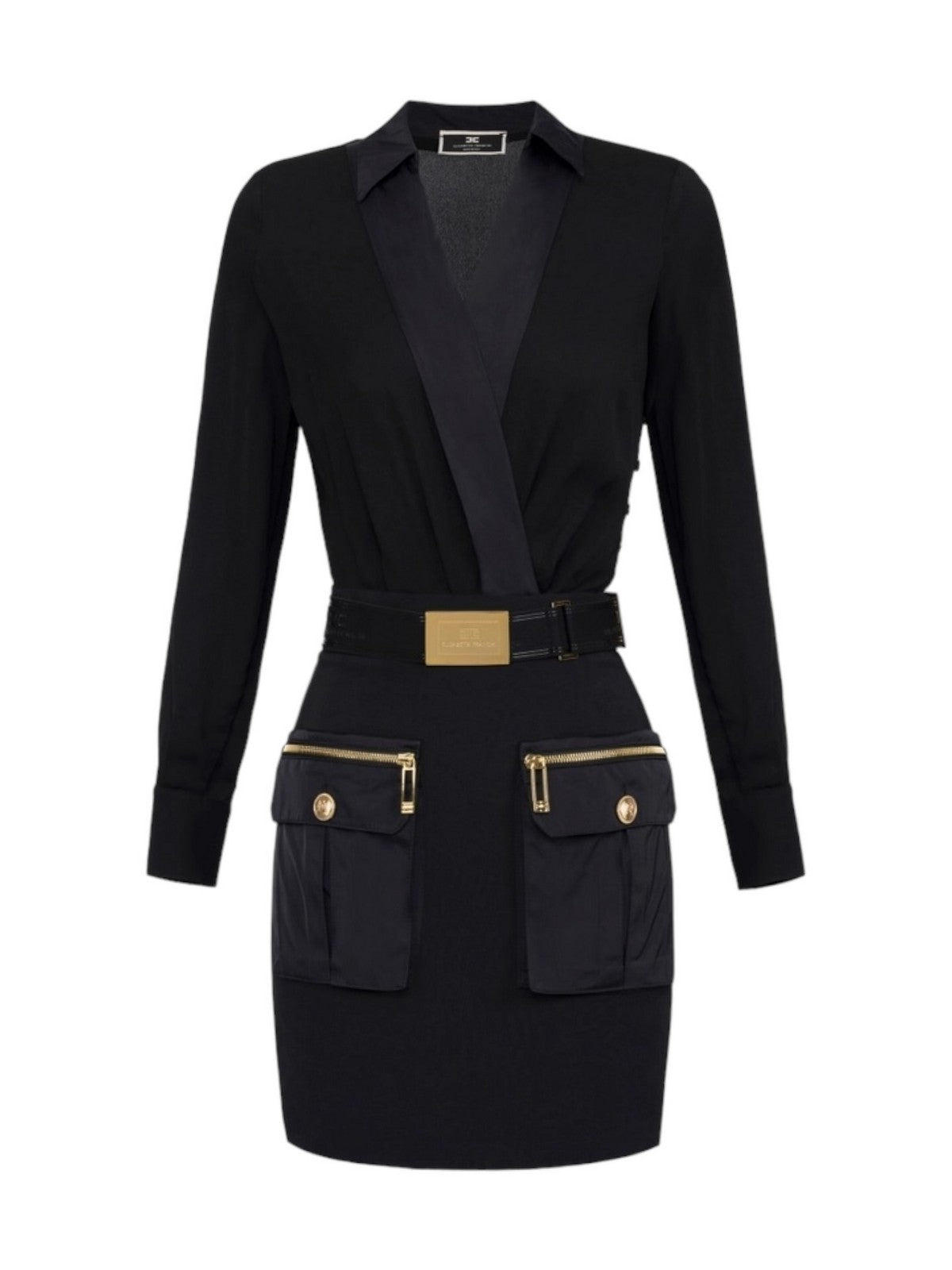 ELISABETTA FRANCHI Abito Donna AB65546E2 110 Nero gioboutiqueweb