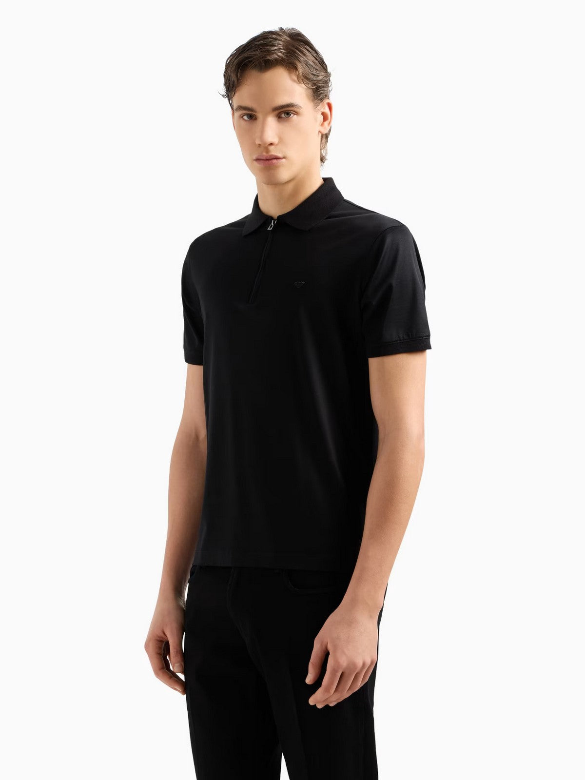 EMPORIO ARMANI Polo Uomo EM001082 AF10017 UC001 Nero gioboutiqueweb