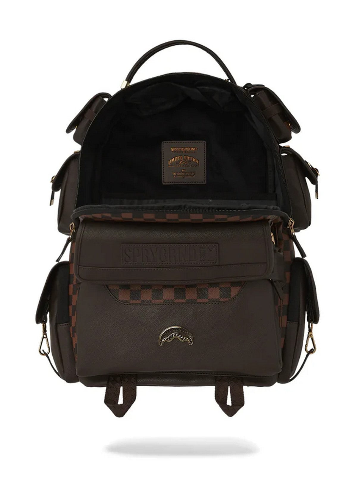 SPRAYGROUND Zaino Uomo SPEC OPS PIXEL EMBOSS BACKPACK 910B7406NSZ Marrone gioboutiqueweb