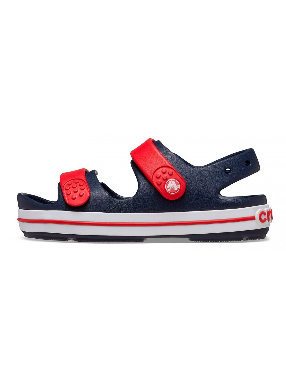 CROCS Sandalo Bambini e ragazzi Crocband Cruiser Sandal K 209423 4OT NAVY/VARSITY RED gioboutiqueweb