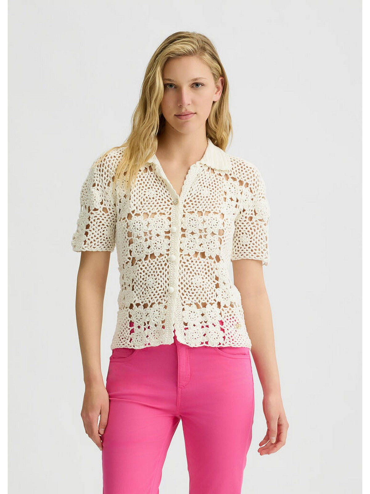 LIU JO WHITE Camicia Donna WA5208MA30Q 10701 Bianco gioboutiqueweb