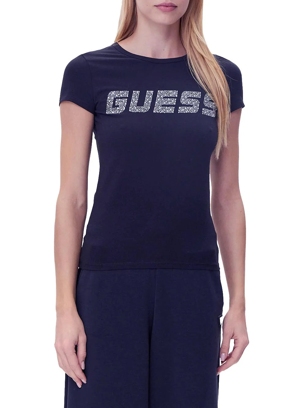 GUESS SPORT T-shirt Donna NEW KIARA SS T-SHIRT V5GI20 J1314 A71W DARING OCEAN gioboutiqueweb