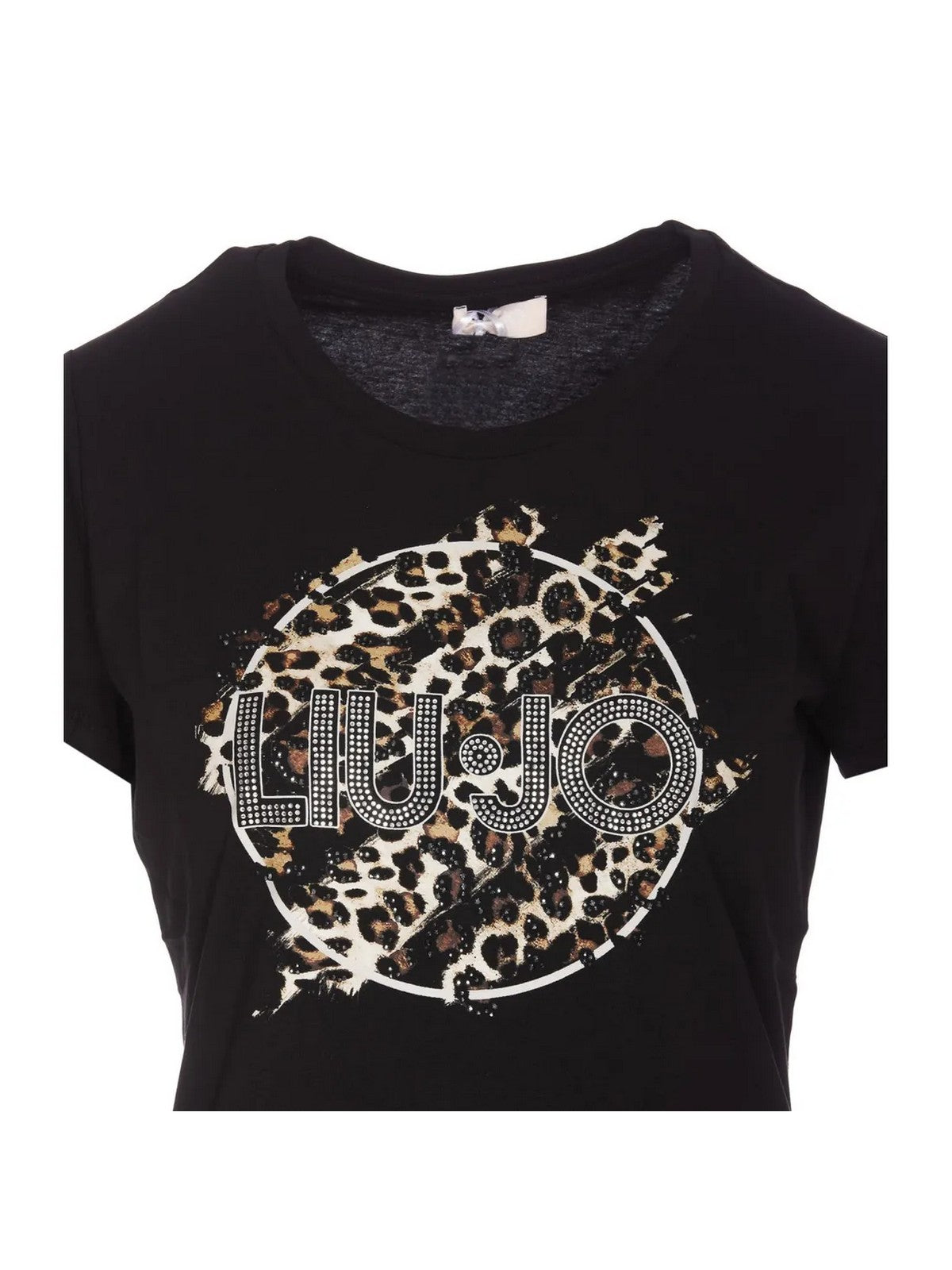 T-shirt White de Liu Jo et femme Pole MA4340JS923 N9360 Black