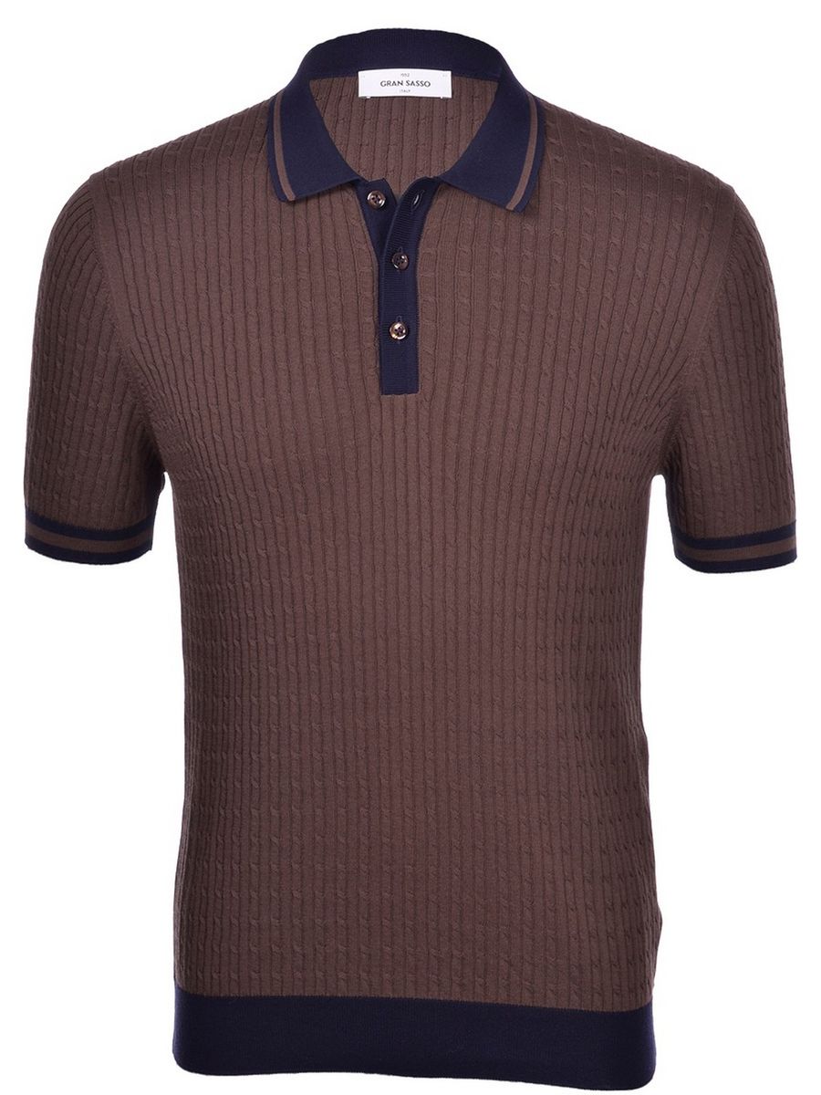 GRAN SASSO T-Shirt e Polo Uomo 57113/20625 Marrone