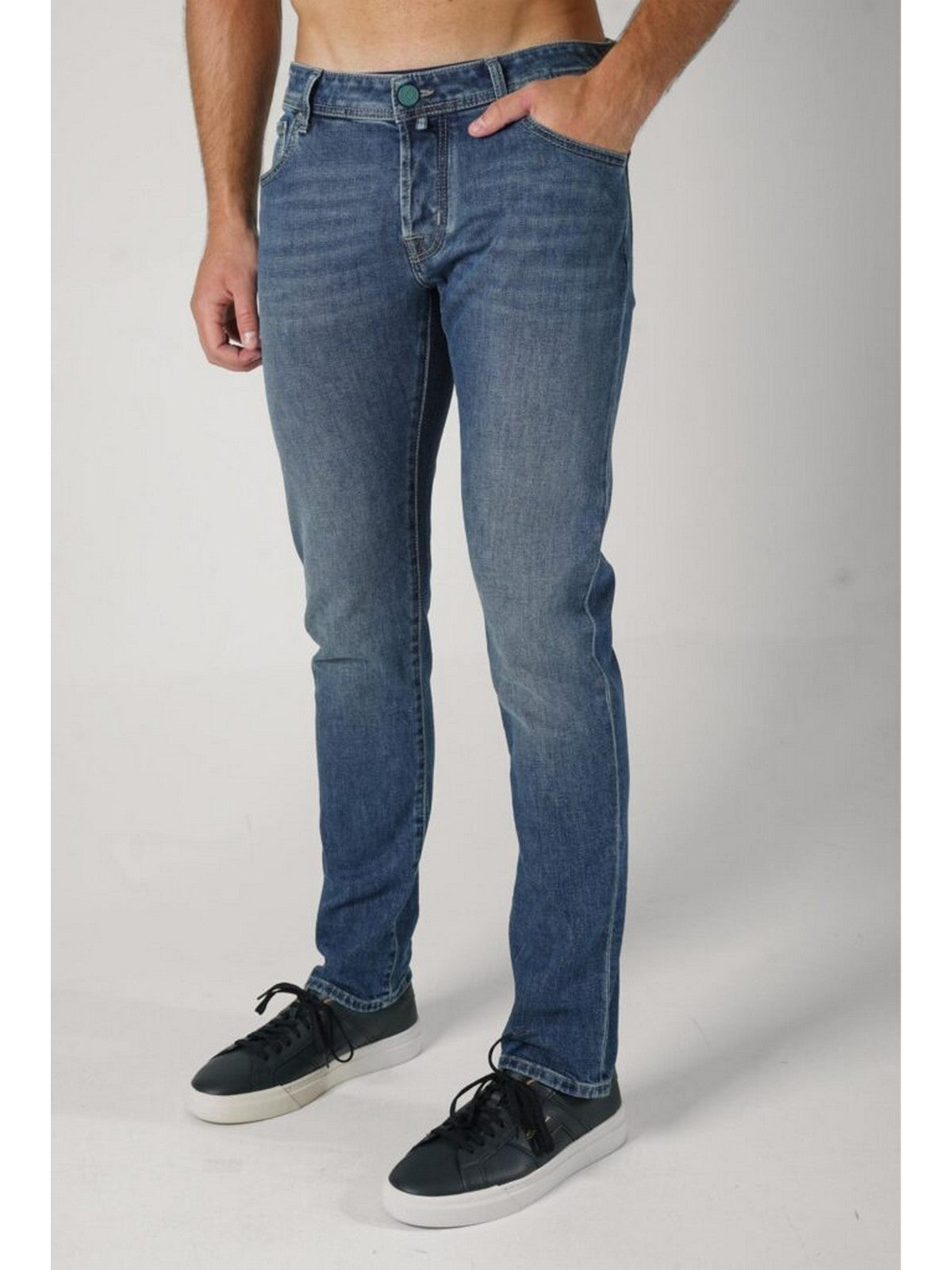 JACOB COHEN Jeans Uomo NICK JUM_QE007 065 S4213 V1 200D MEDIUM BLUE