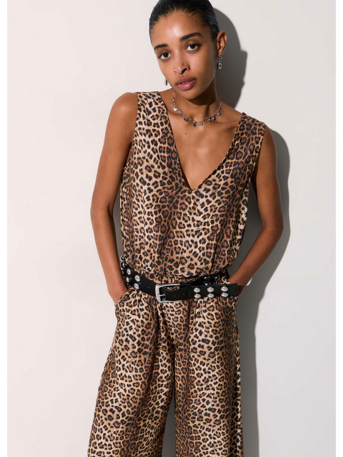 LIU JO BEACHWEAR Abito Donna VA6050TS123 V9789 ANIMALIER