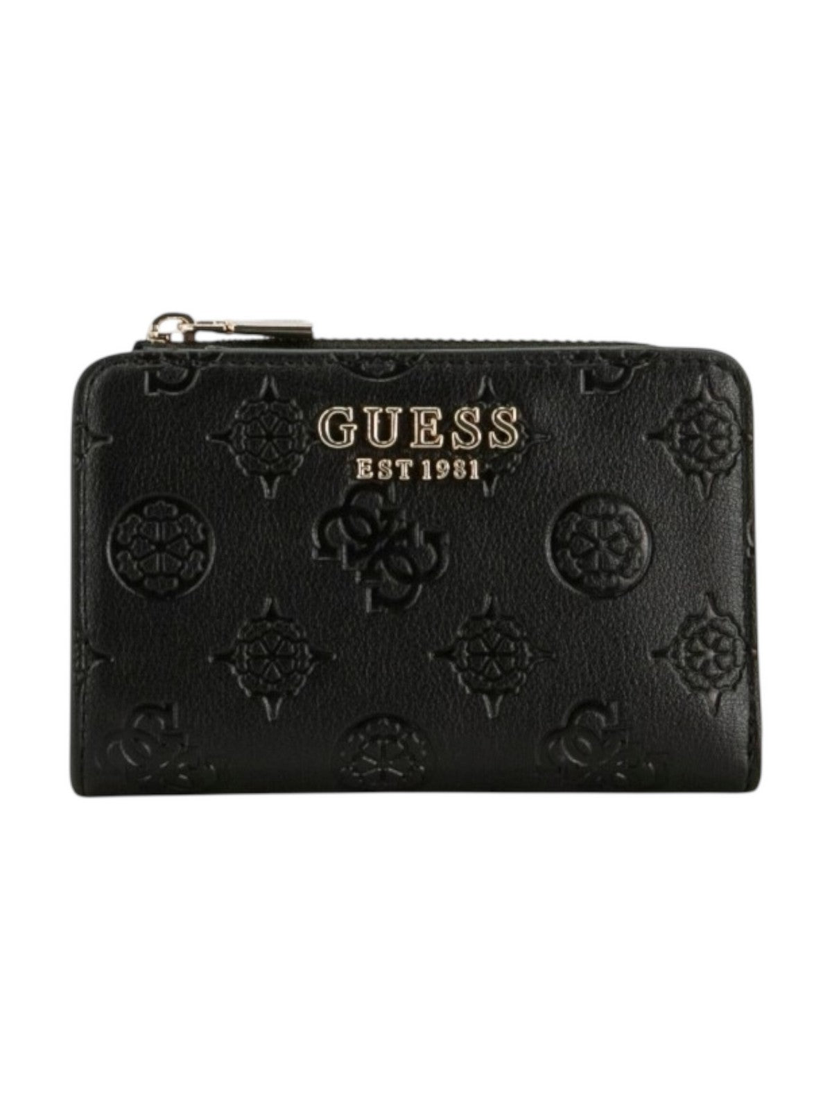 GUESS Portafoglio Donna PHOEBE SLG ZIP ARND CARD CASE SWPD96 65156 BLO BLACK LOGO