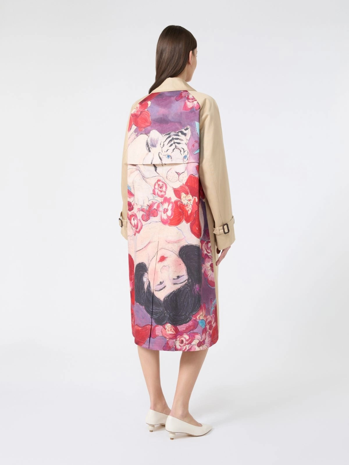 MAX MARA WEEKEND Trench Donna WKSNINFA 2615021016600 001 PRUGNA gioboutiqueweb