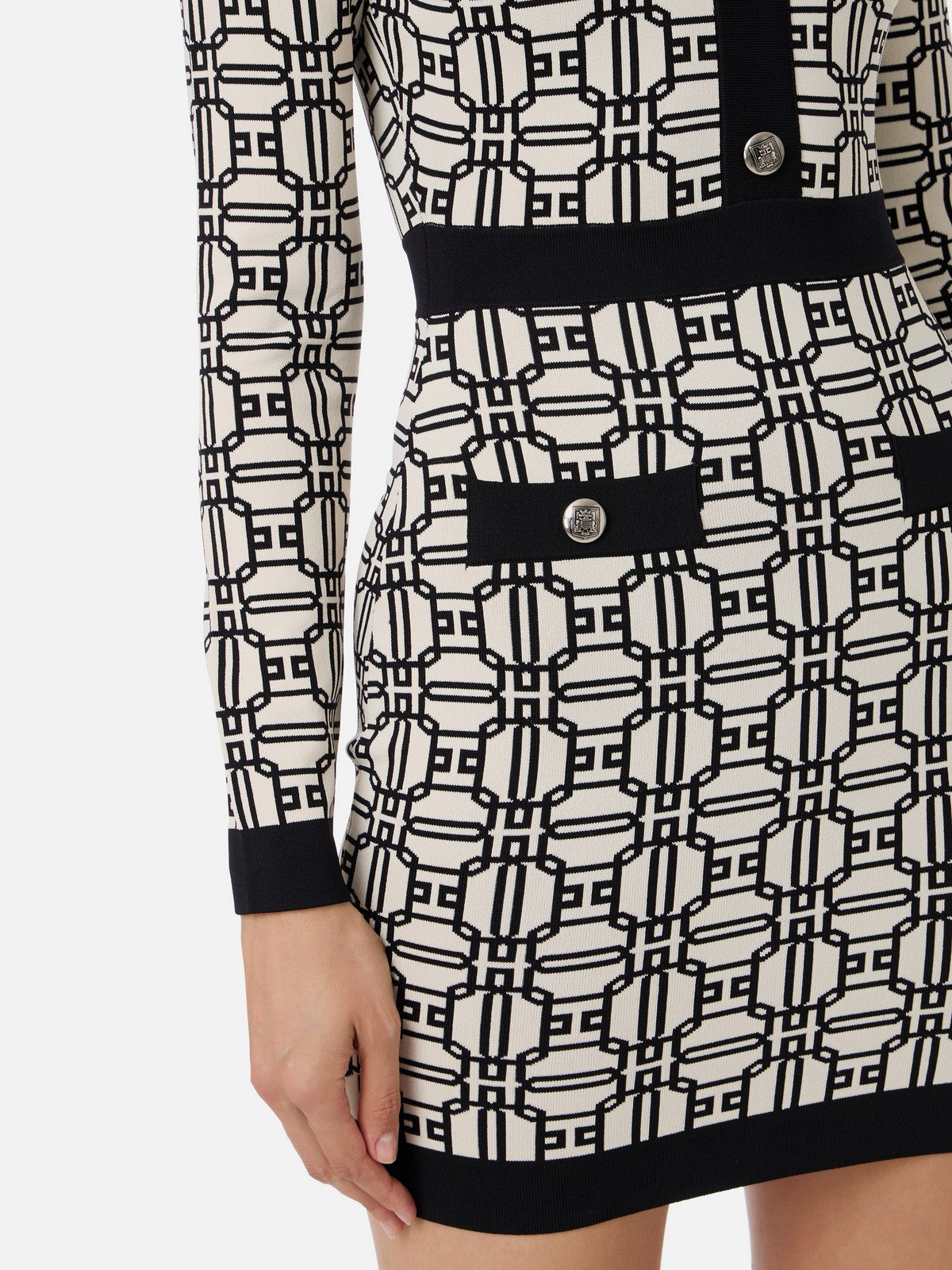 ELISABETTA FRANCHI Abito Donna AM31B47E2 E84 Bianco gioboutiqueweb