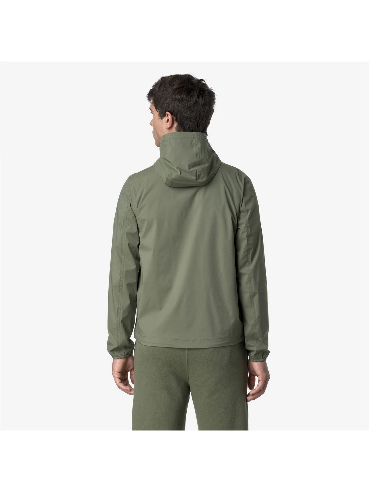 K-WAY Giubbino Uomo Jack Stretch Nylon Jersey K3123UW V15 Green Lichen