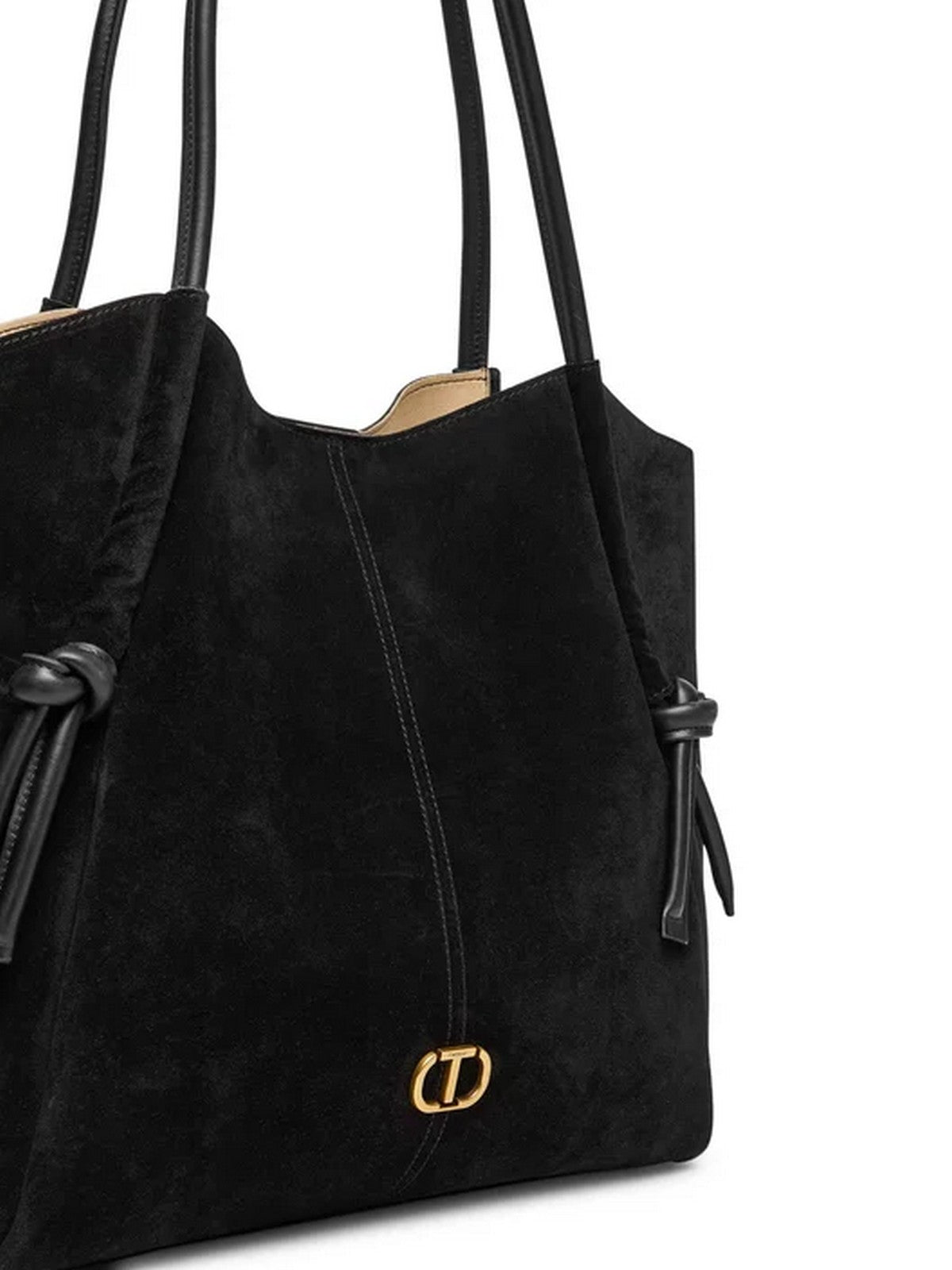 TWINSET Borsa Donna MEMO LEATHER 252TD8350 00006 Nero