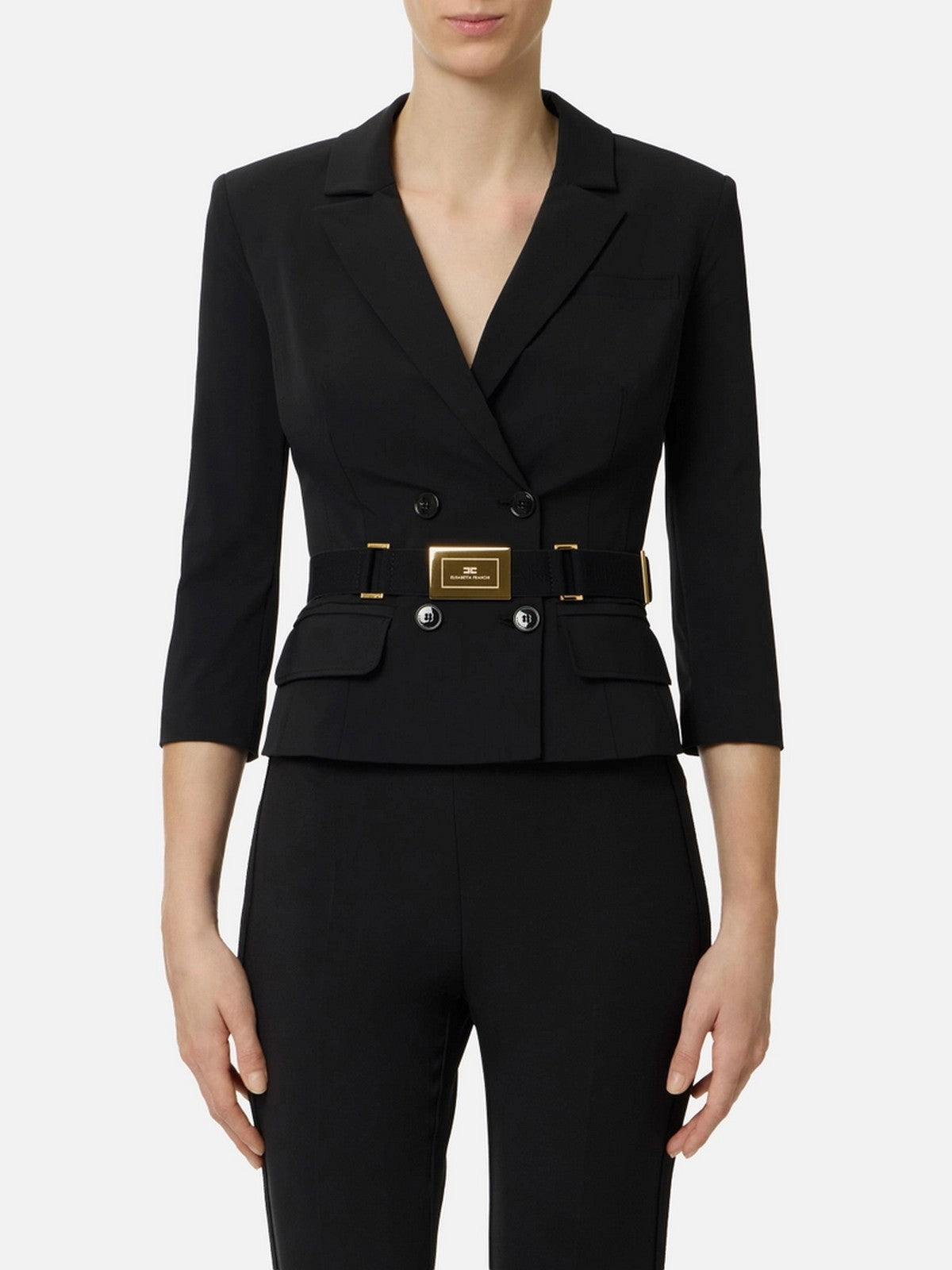 ELISABETTA FRANCHI Giacca Donna GI22461E2 110 Nero
