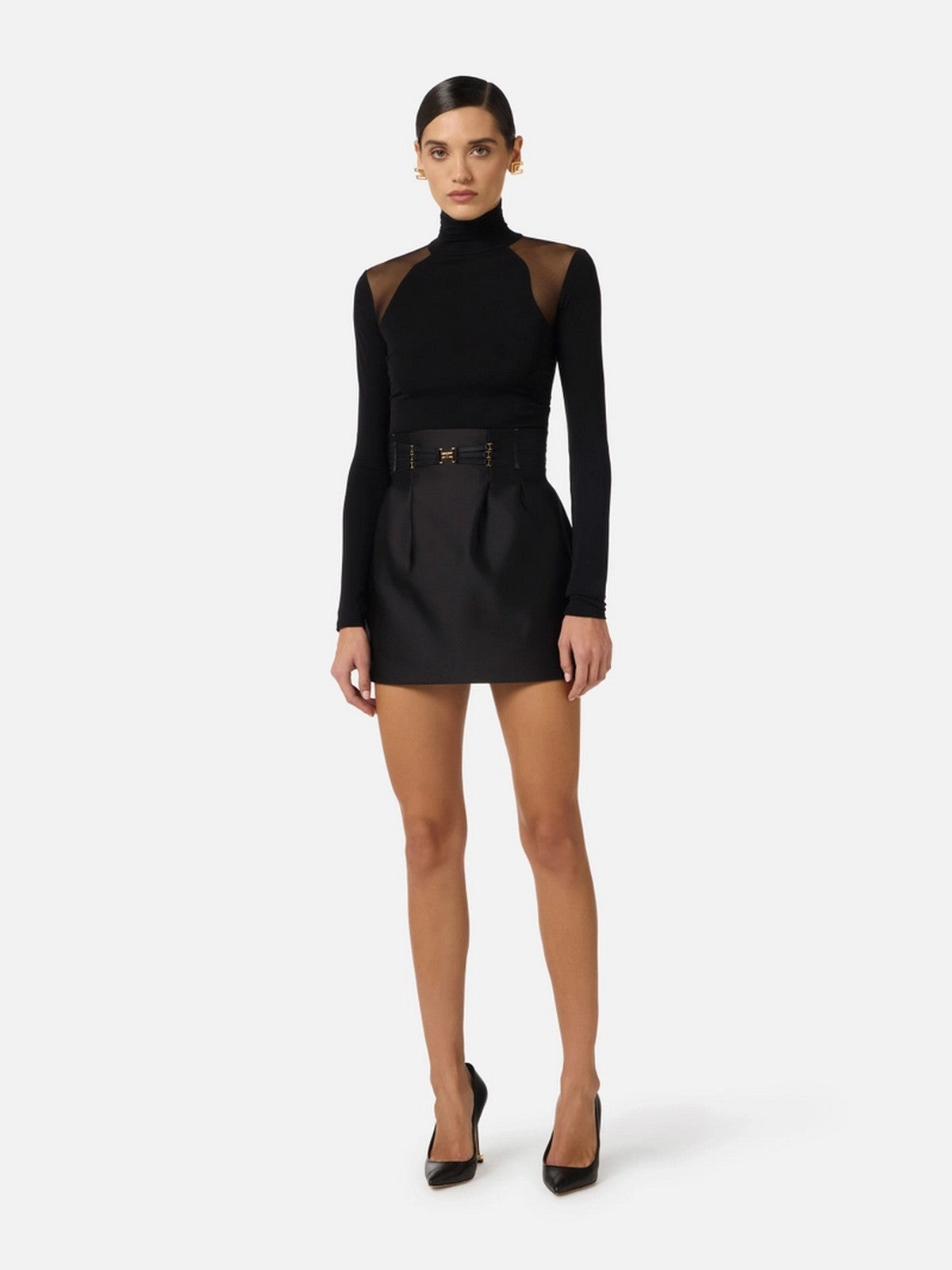 ELISABETTA FRANCHI Gonna Donna GO18962E2 110 Nero