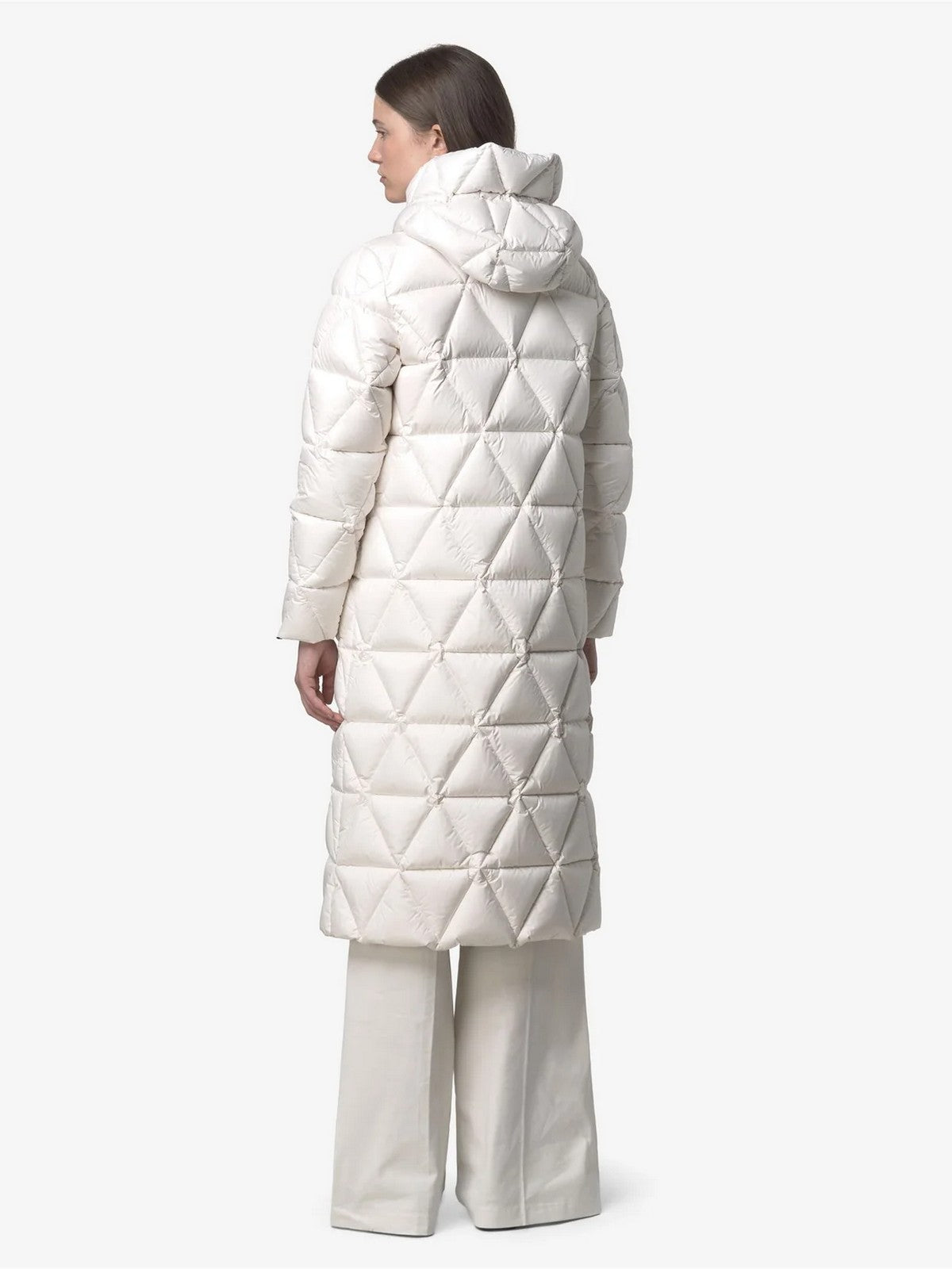 K-WAY Piumino Donna RUENNE THERMO MICROFIBER K7136JW B2Z WHITE GARDENIA COMBO