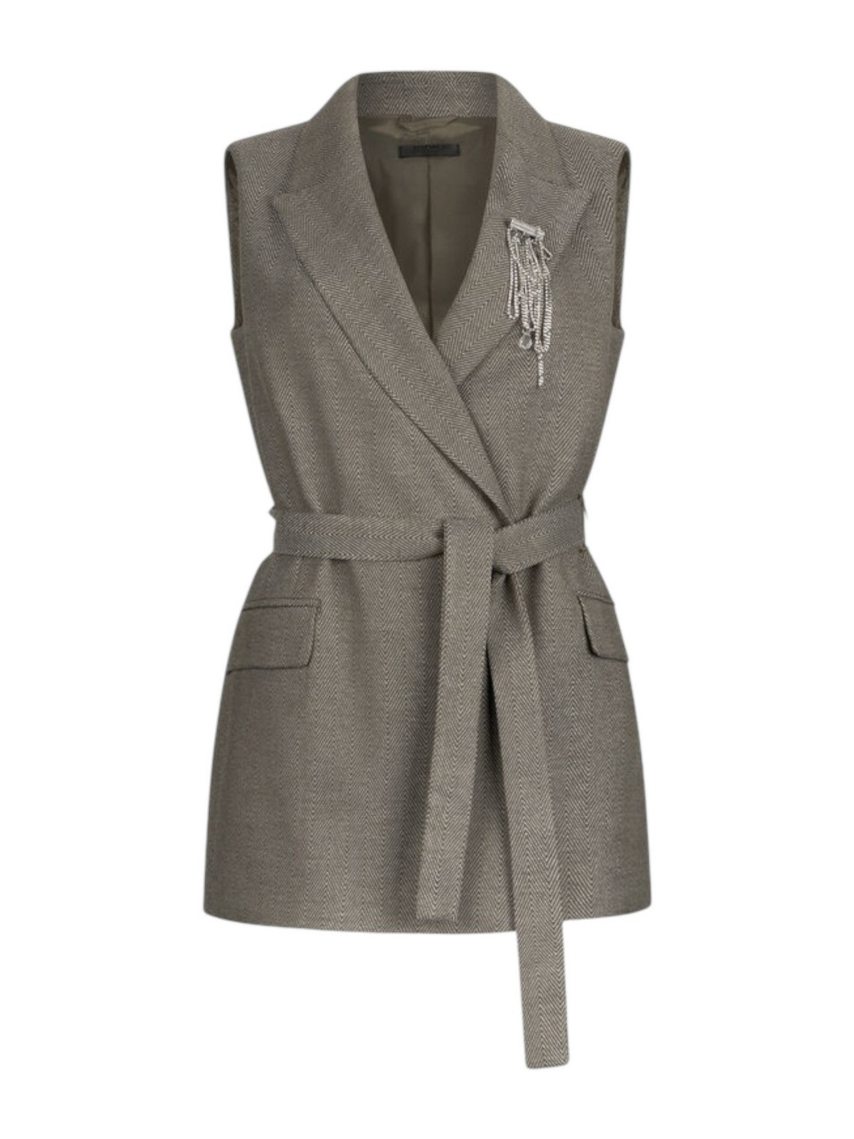 LIU JO BLACK Gilet Donna CF5259T054A M9770 Resca pino