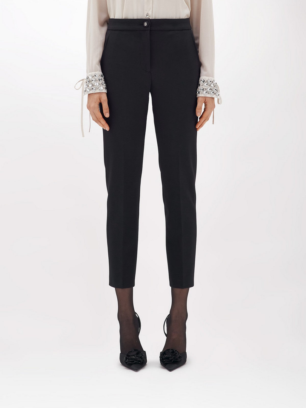 BLUGIRL Pantalone Donna RA5155T2968 22222 Nero gioboutiqueweb