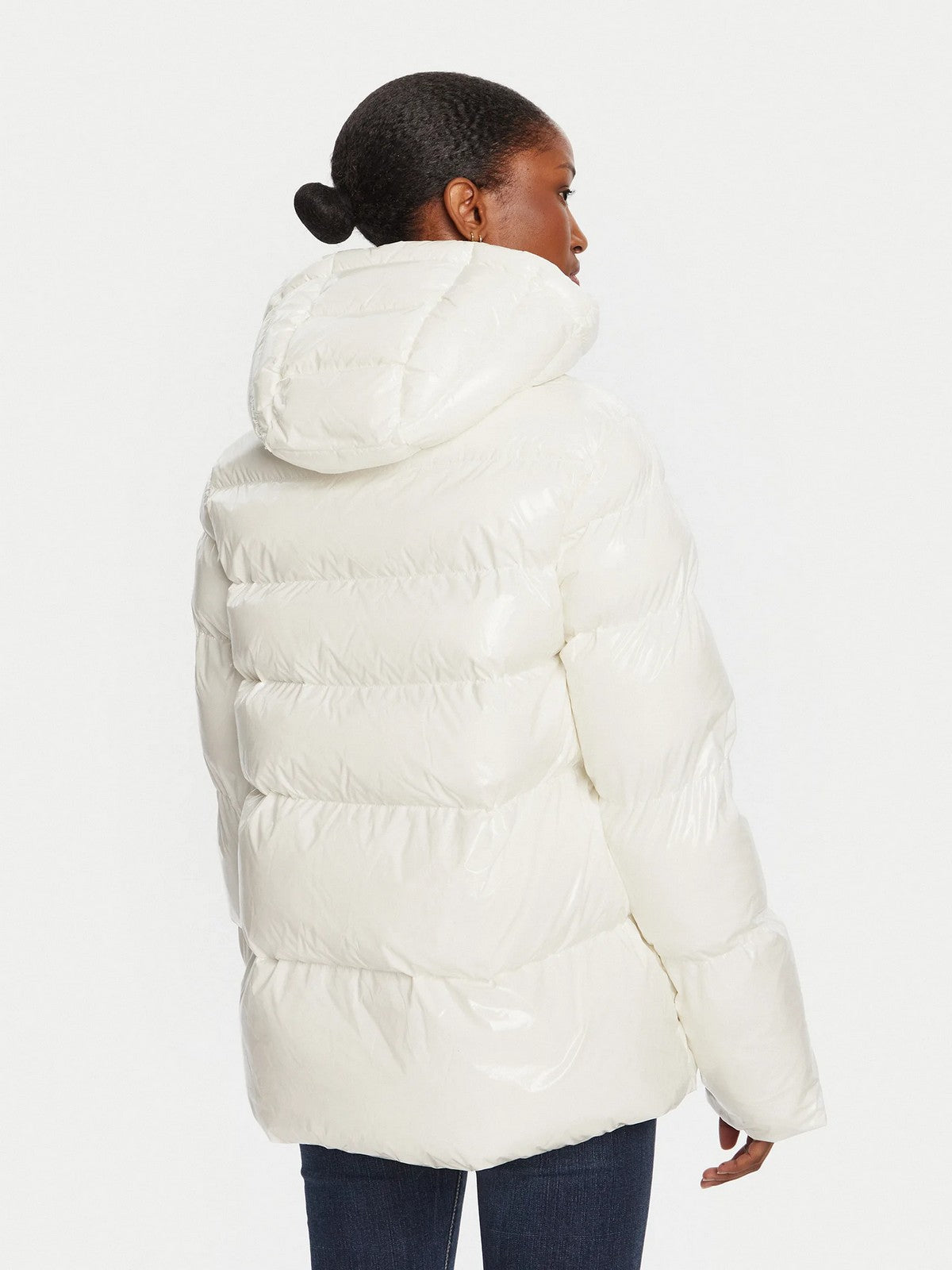 PINKO Piumino Donna ELEODORO CABAN 101597-A2P7 Z05 BIANCO-BIANCANEVE