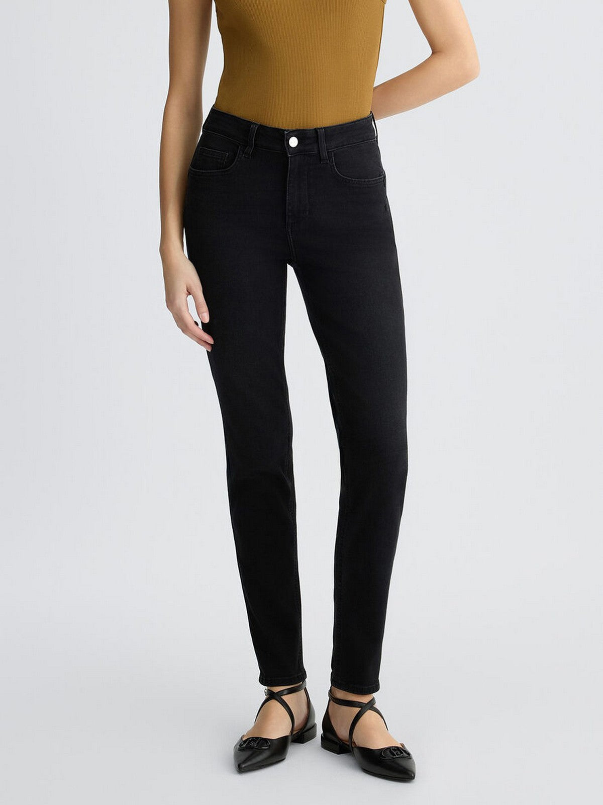 LIU JO BLUE DENIM Jeans Donna UA5013D4615 87385 Nero gioboutiqueweb