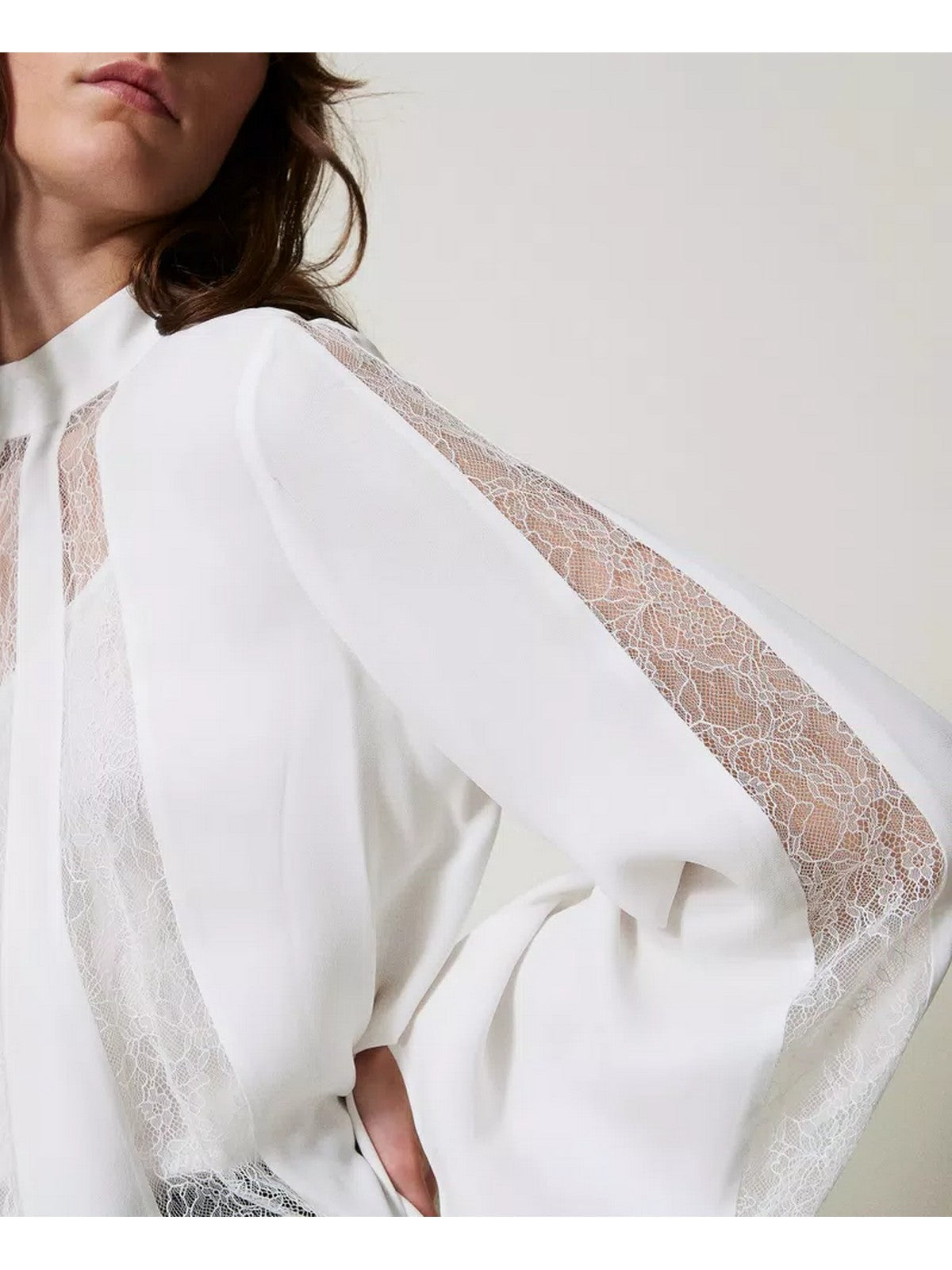 TWINSET Blusa Donna 251TP2413 00282 Bianco gioboutiqueweb