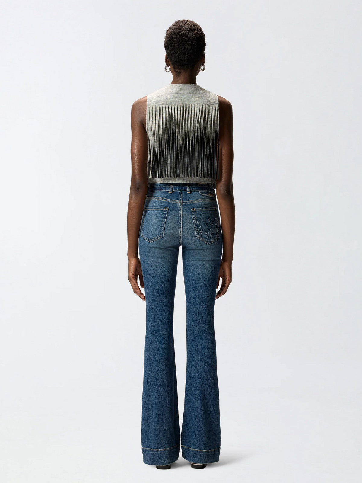 PINKO Jeans Donna FLORA FLARE 100166-A33L PJC LAVAGGIO MEDIO SCURO