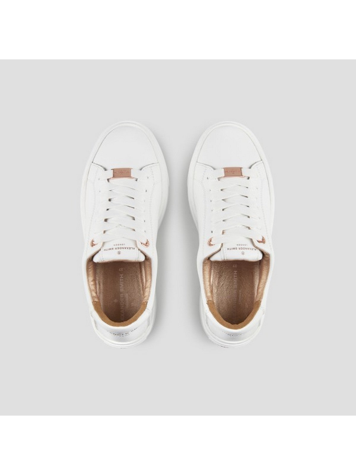 ALEXANDER SMITH Sneaker Donna LONDON HIGH WOMAN ALBBLHW 8401 TWT Bianco gioboutiqueweb