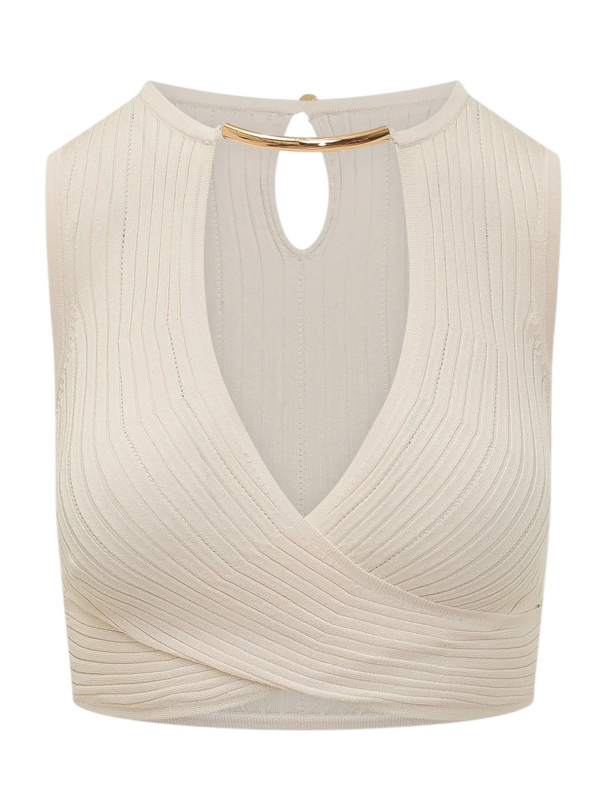 ELISABETTA FRANCHI Top Donna TK76S61E2 193 BURRO