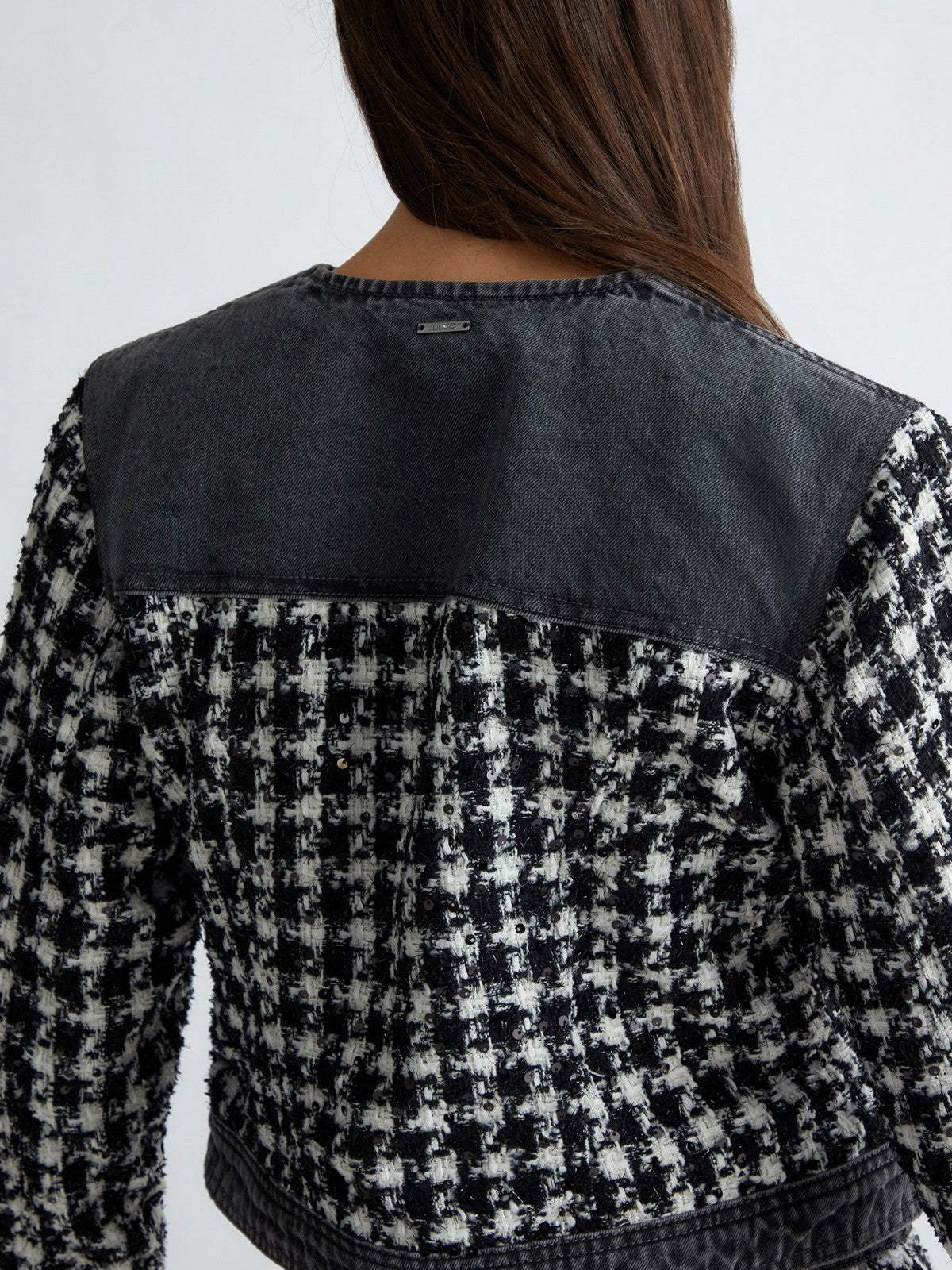 LIU JO BLUE DENIM Giubbino Donna UF4160D4956 87417 Nero gioboutiqueweb