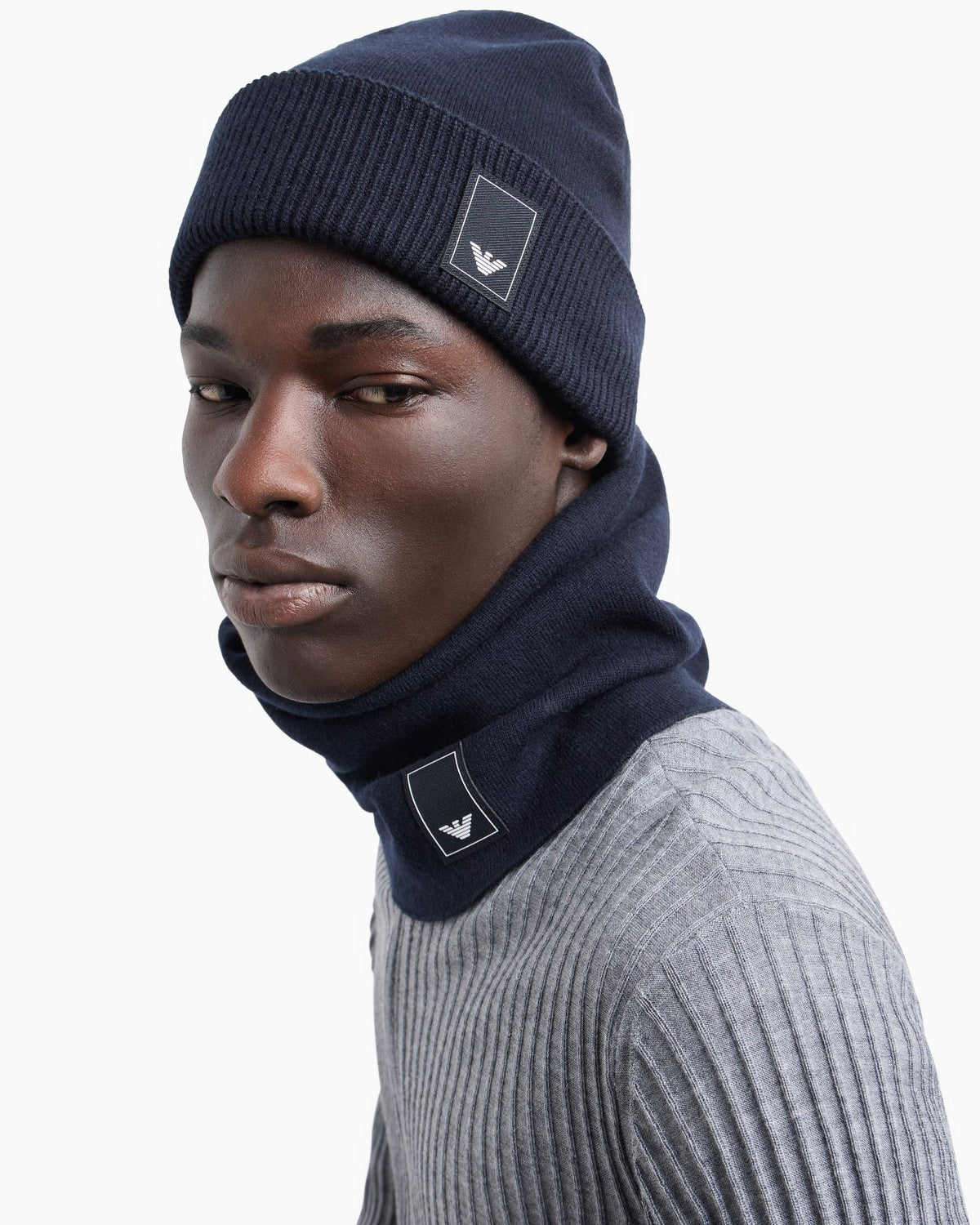 EMPORIO ARMANI Herrenhut EM000431 AF10401 UB118 ICONIC 0920 NAVY BLUE EA