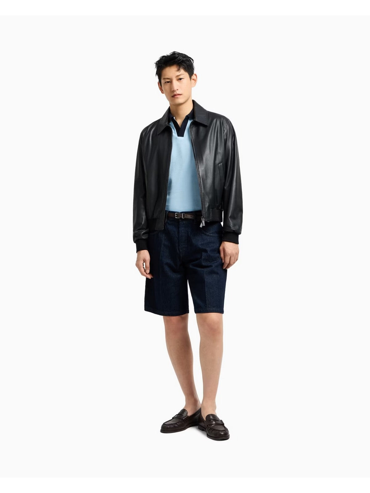 EMPORIO ARMANI Polo Uomo EM001750 AF12955 U9283 BLUE FOG