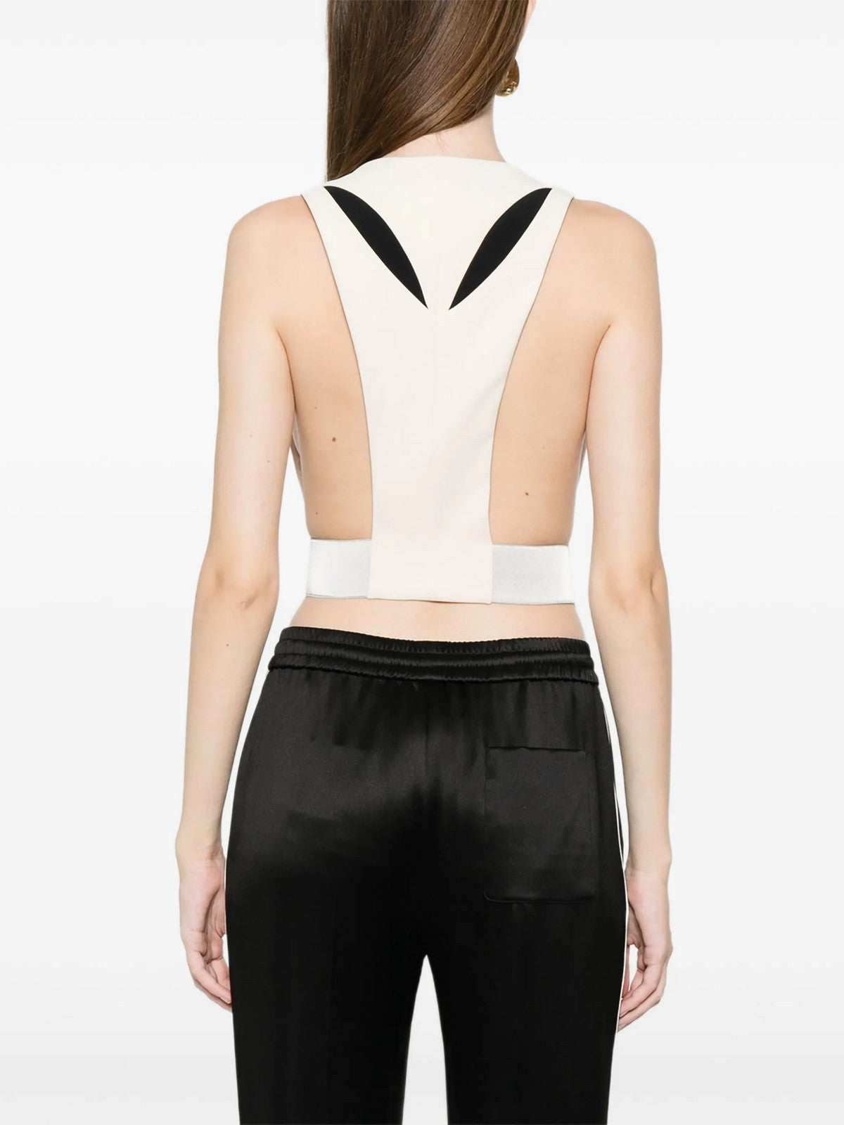 ELISABETTA FRANCHI Gilet Donna GL00461E2 E84 BURRO/NERO