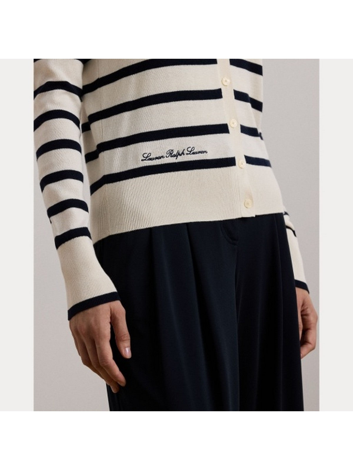 LAUREN RALPH LAUREN Cardigan Donna DENZEL 200957476 002 Beige gioboutiqueweb